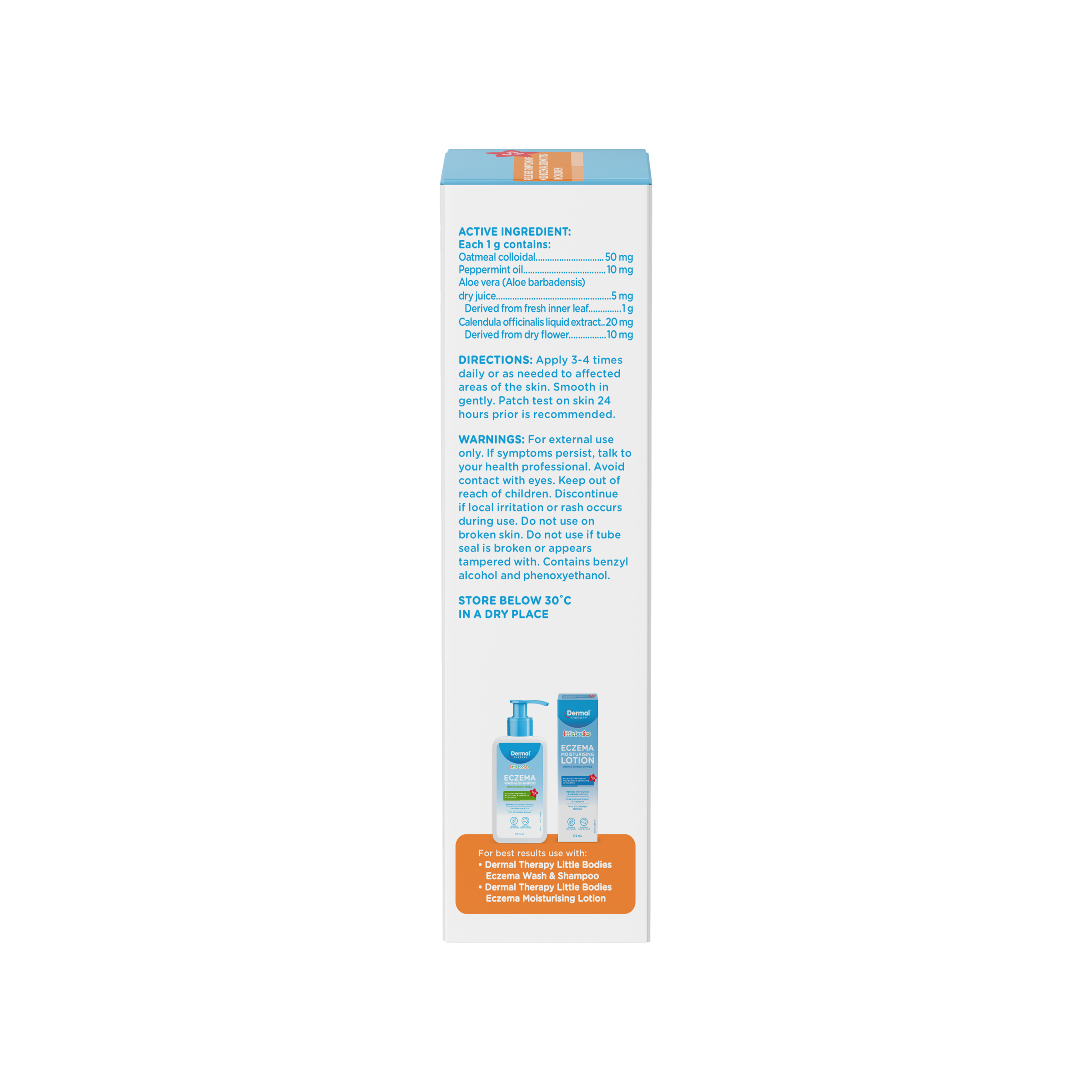 Dermal Therapy Little Bodies Eczema Relief Cream Tube 56g - Image 3