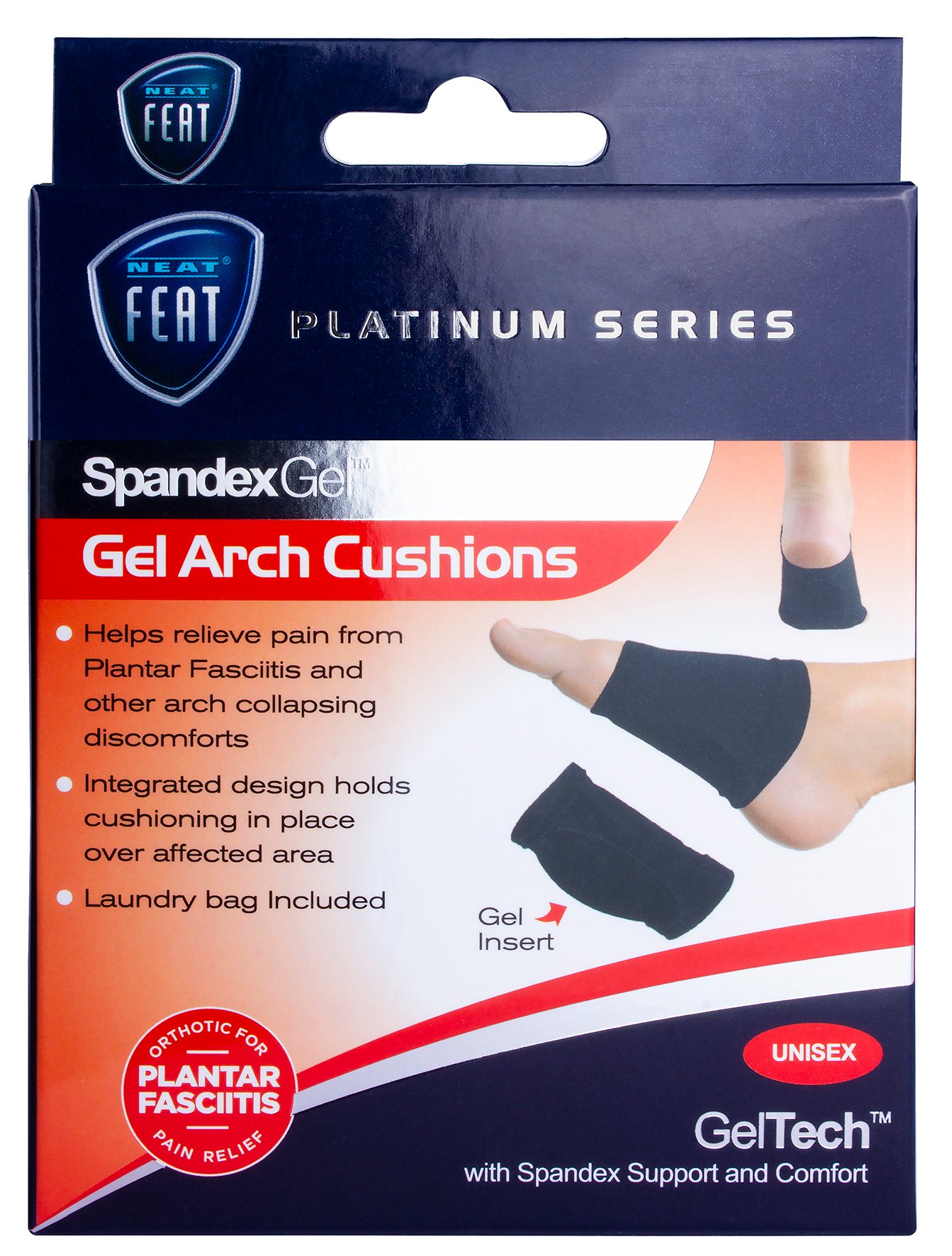 Neat Feat Spandex Arch Cushion Sleeve 1 pair - Image 3