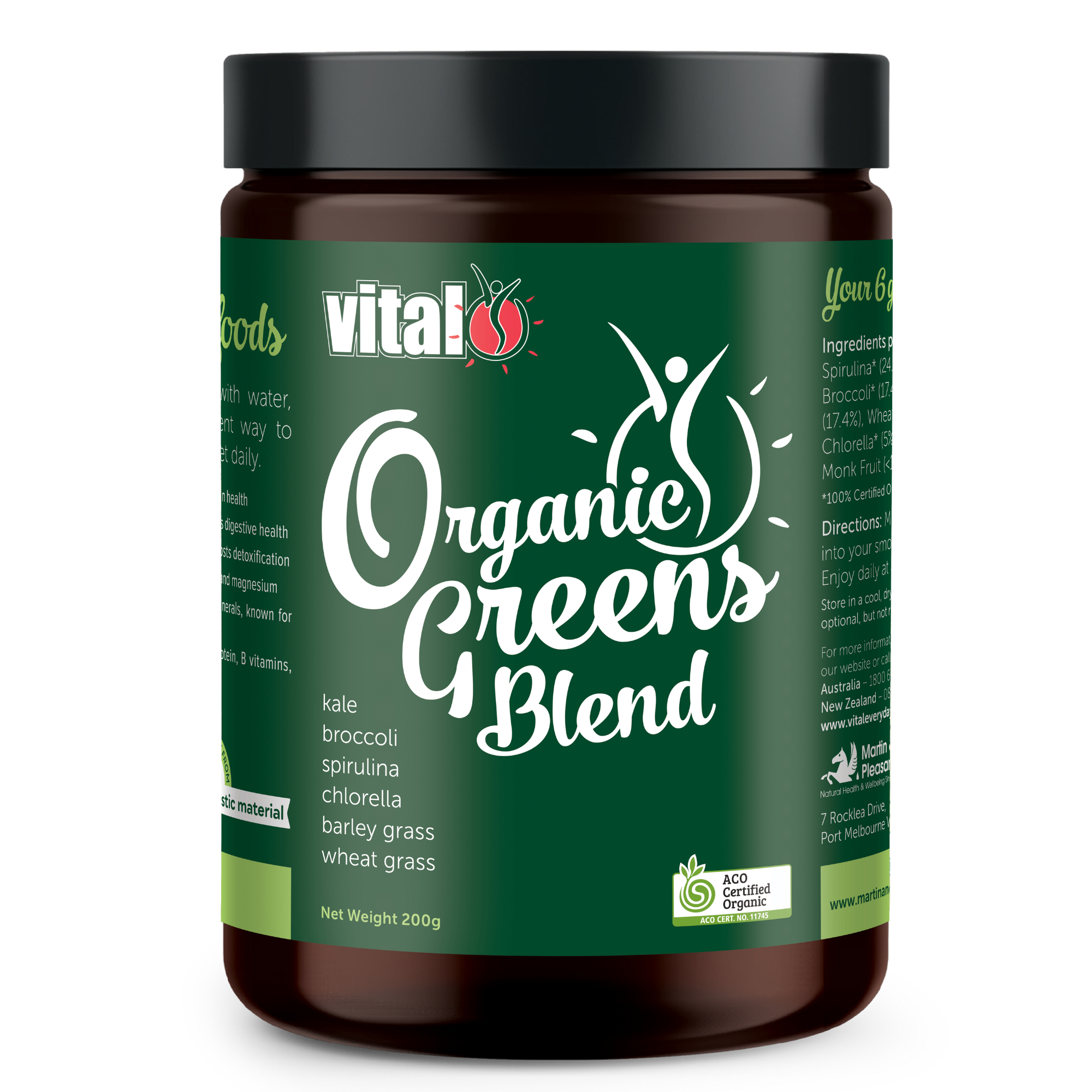 Vital Organic Greens 200g - Image 1