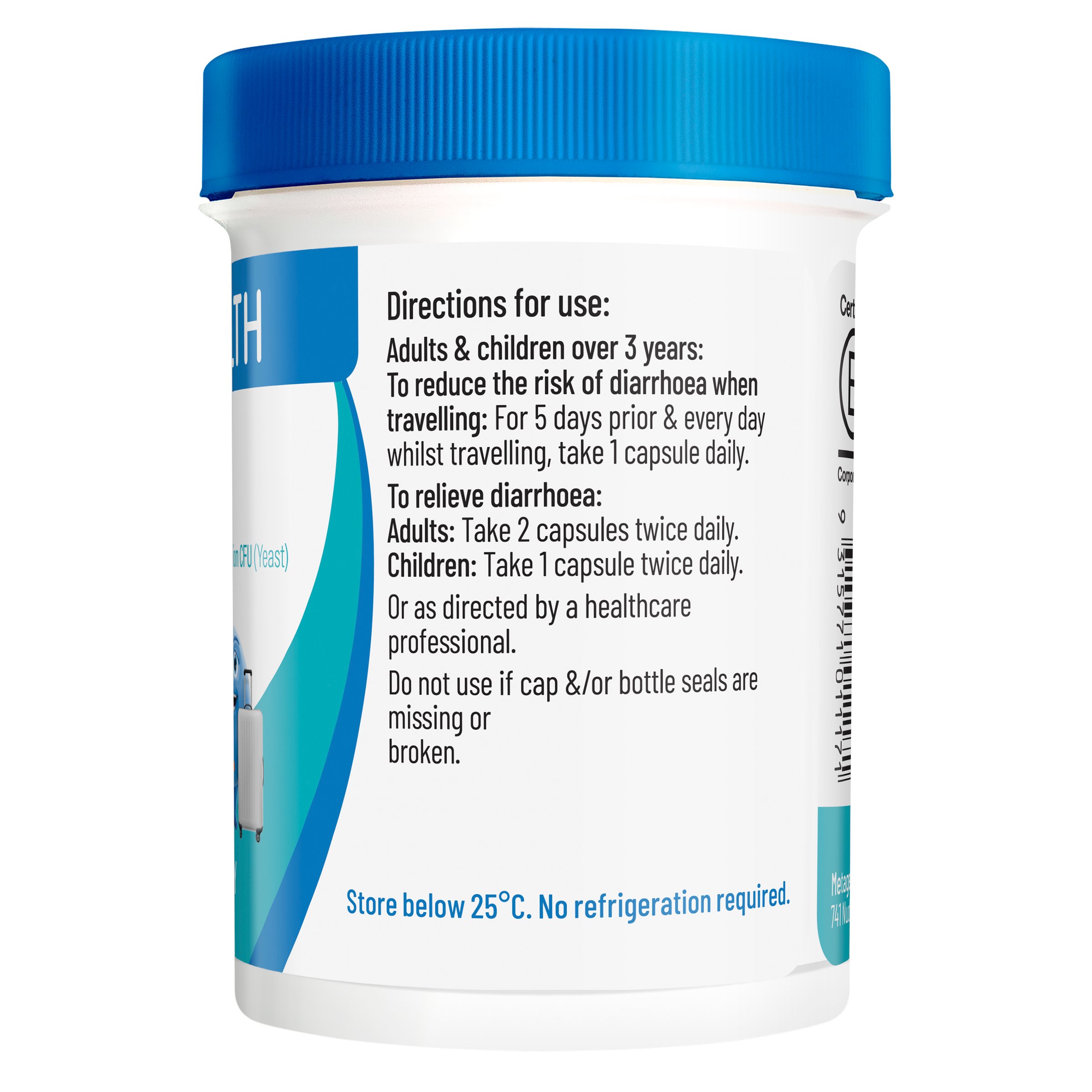 Inner Health Travel Bug Probiotic 20 capsules - Image 2
