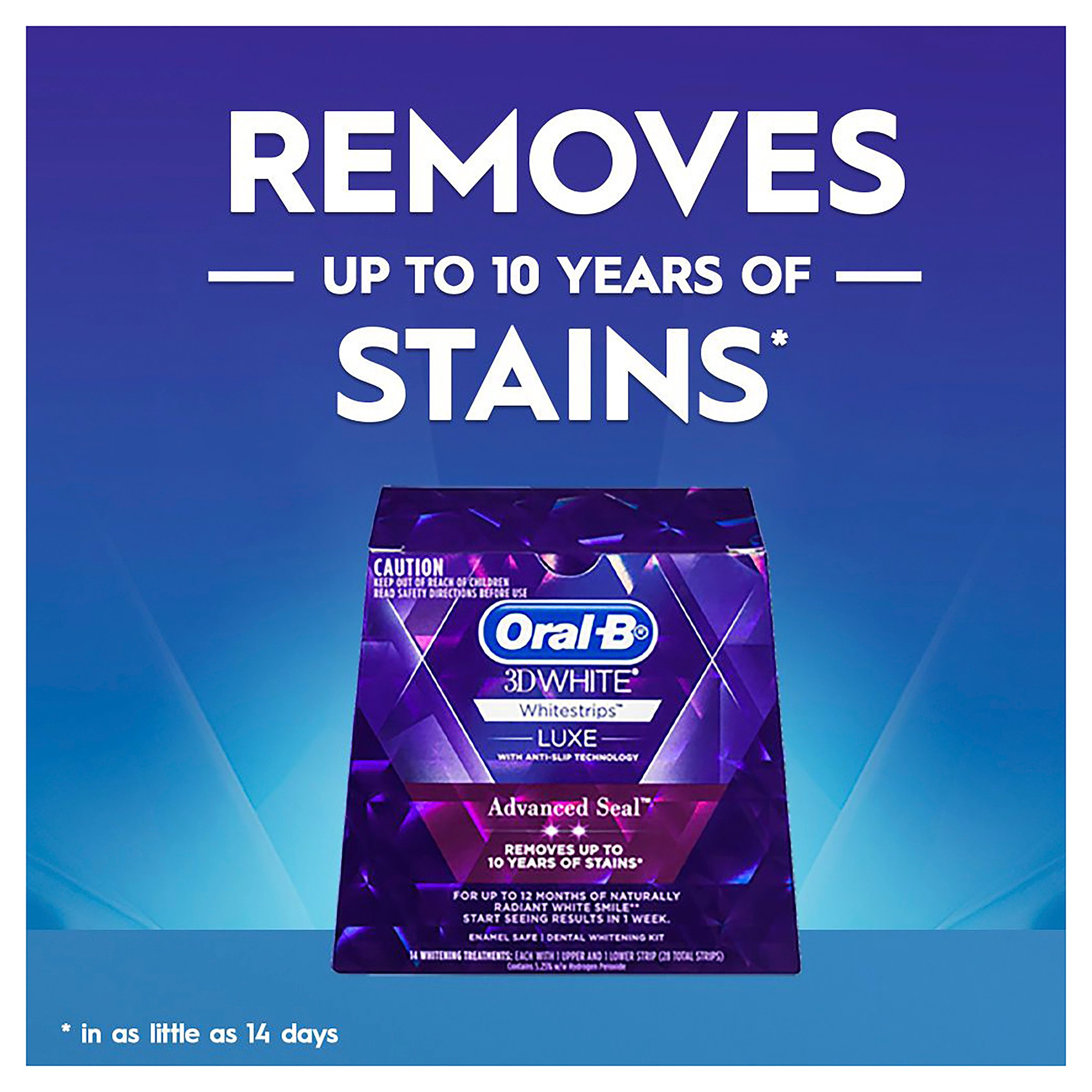 Oral-B 3D White Advance Seal Strips 14 pack - Image 5