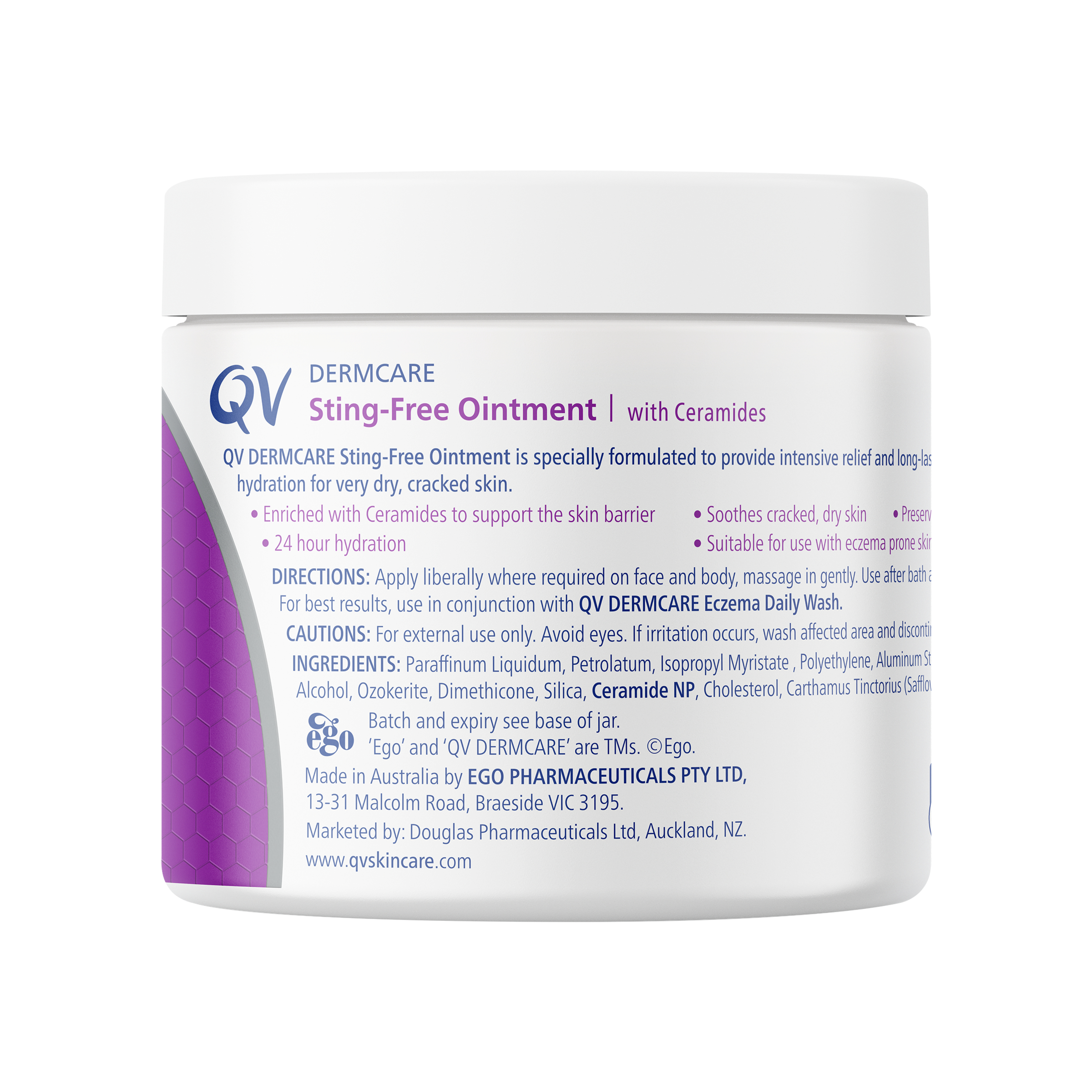 Ego QV Dermcare Sting-Free Ointment 200g - Image 2