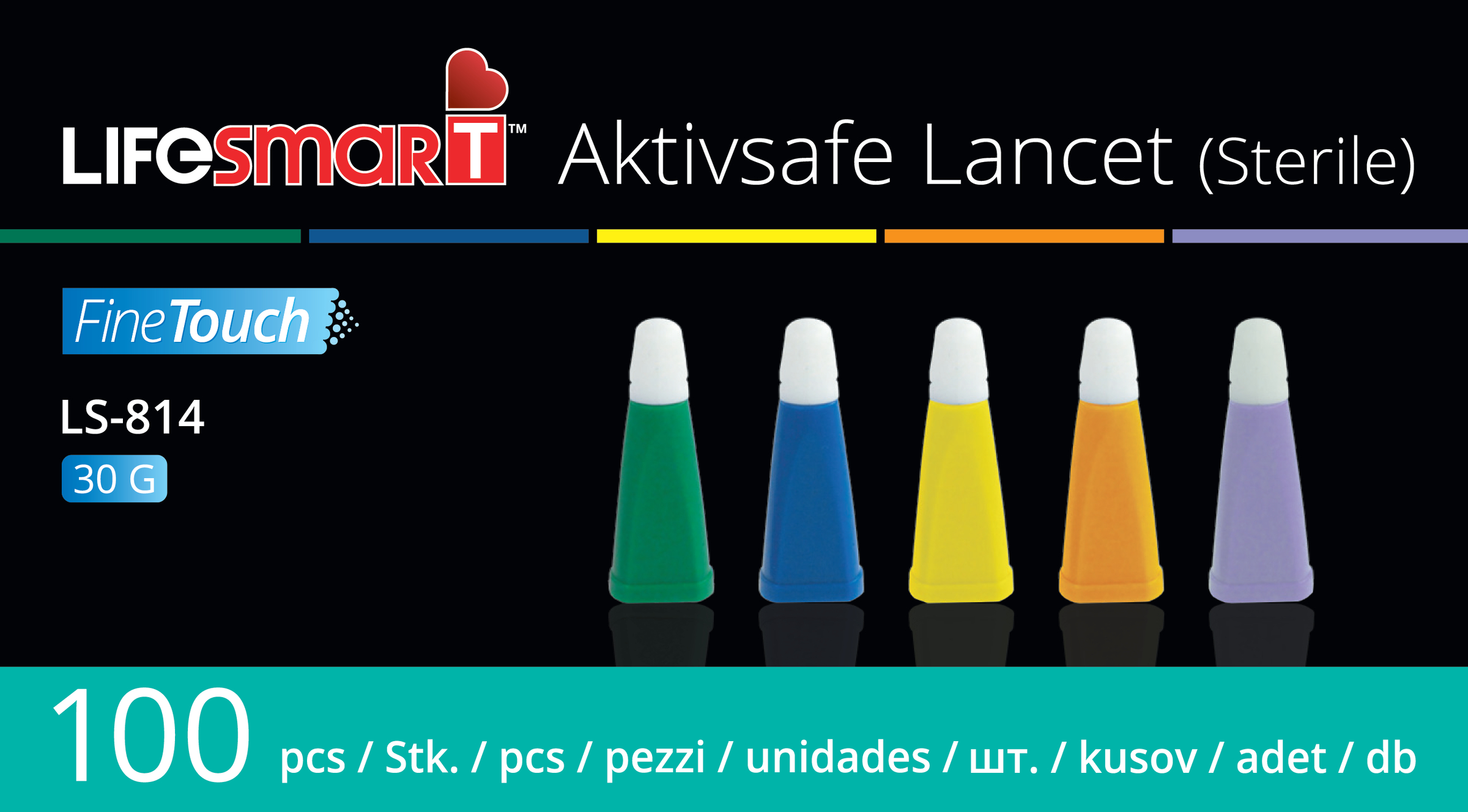 LifeSmart Aktivsafe Lancet 100 pack