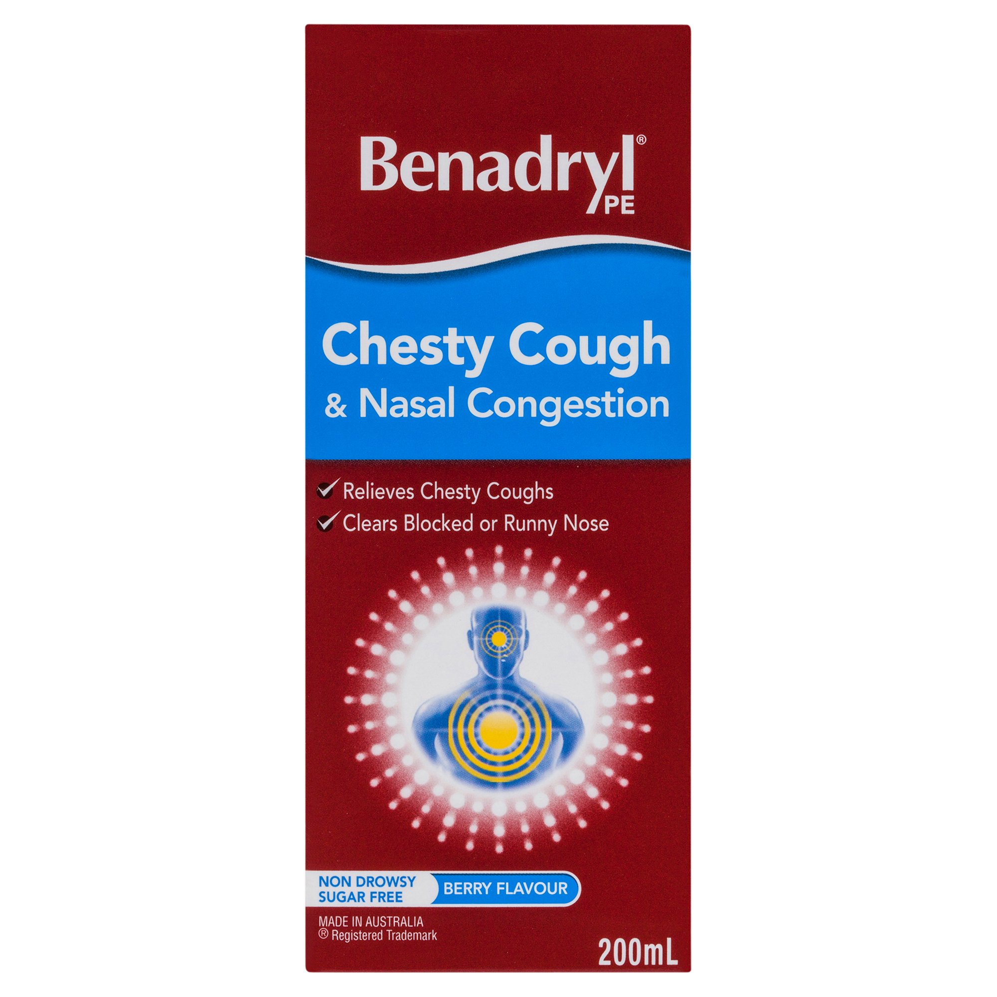 Benadryl Chesty Cough & Nasal Congestion 200ml - Image 4