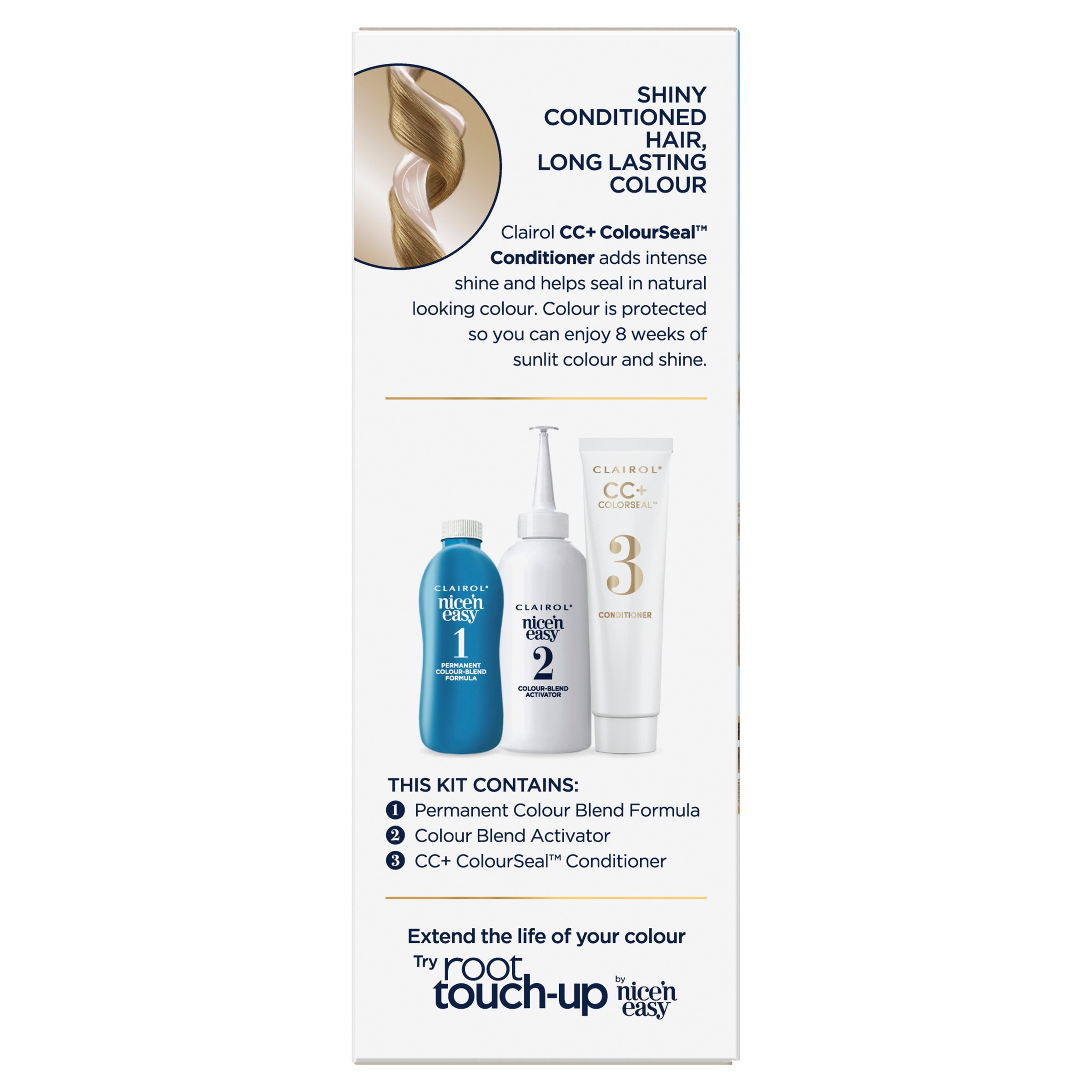 Clairol Nice'n Easy 8A Natural Medium Ash Blonde 1 pack - Image 2