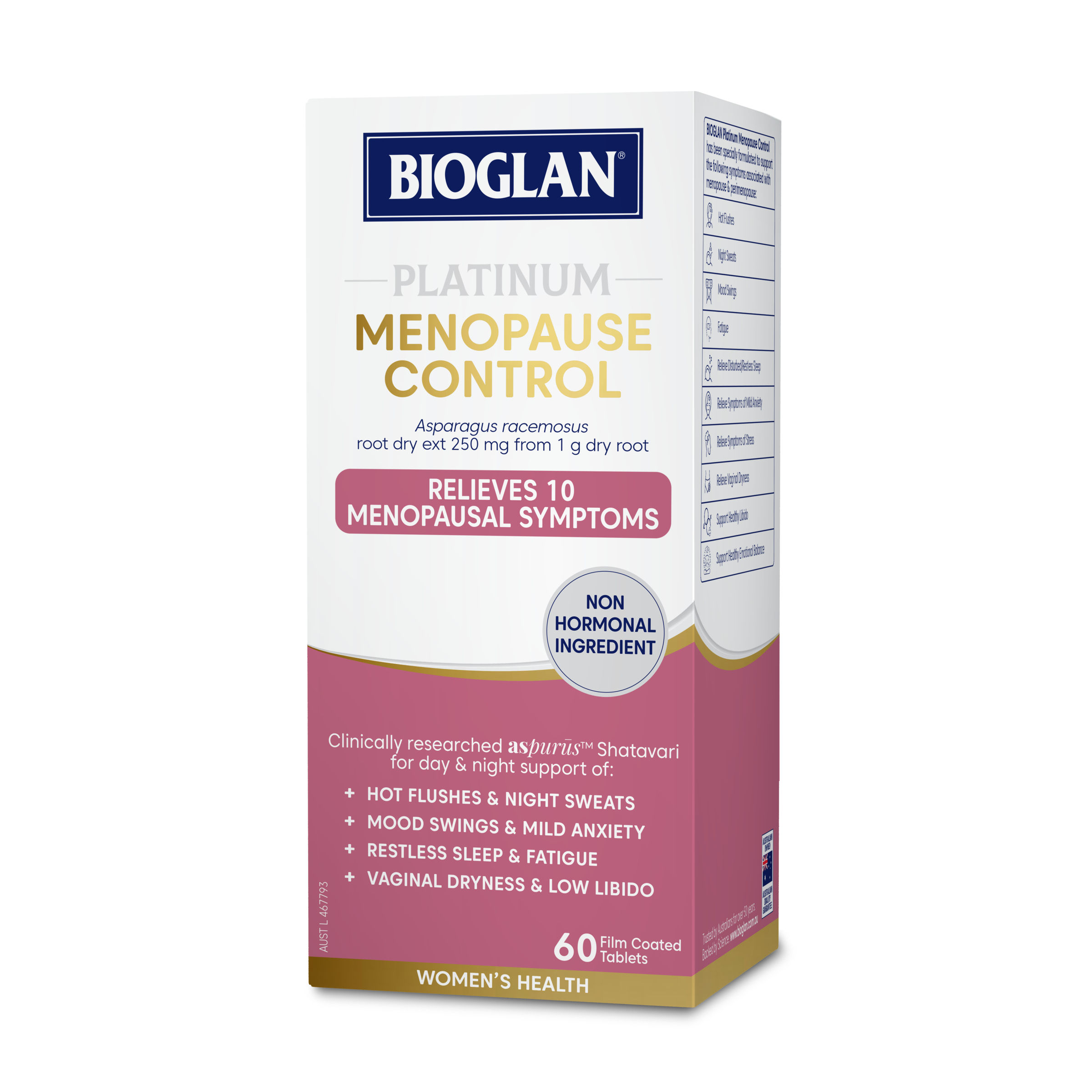 Bioglan Platinum Complete Menopause Control 60 capsule - Image 2