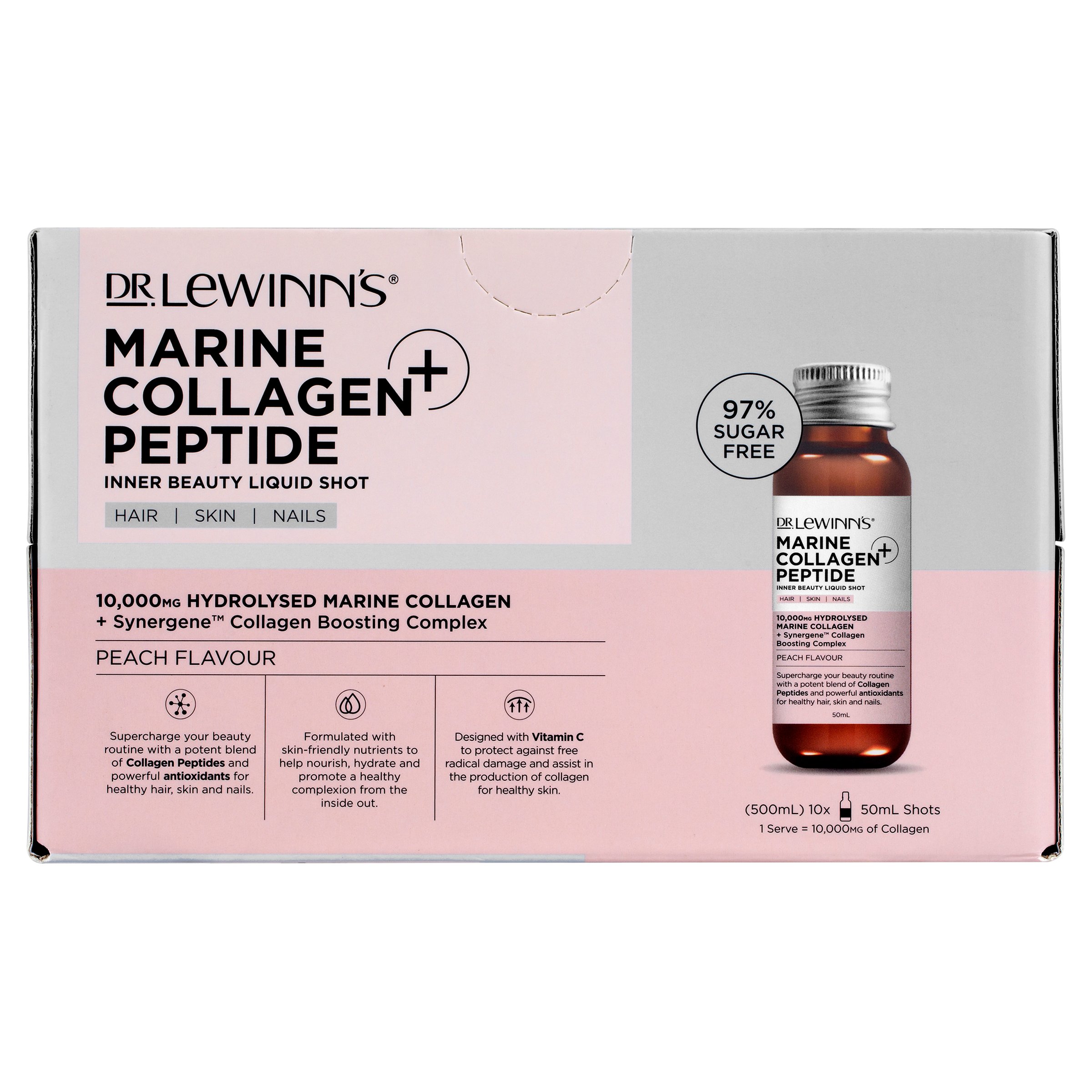 Dr. LeWinn's Inner Beauty Marin Coll Pep Liq 10X50ml - Image 1
