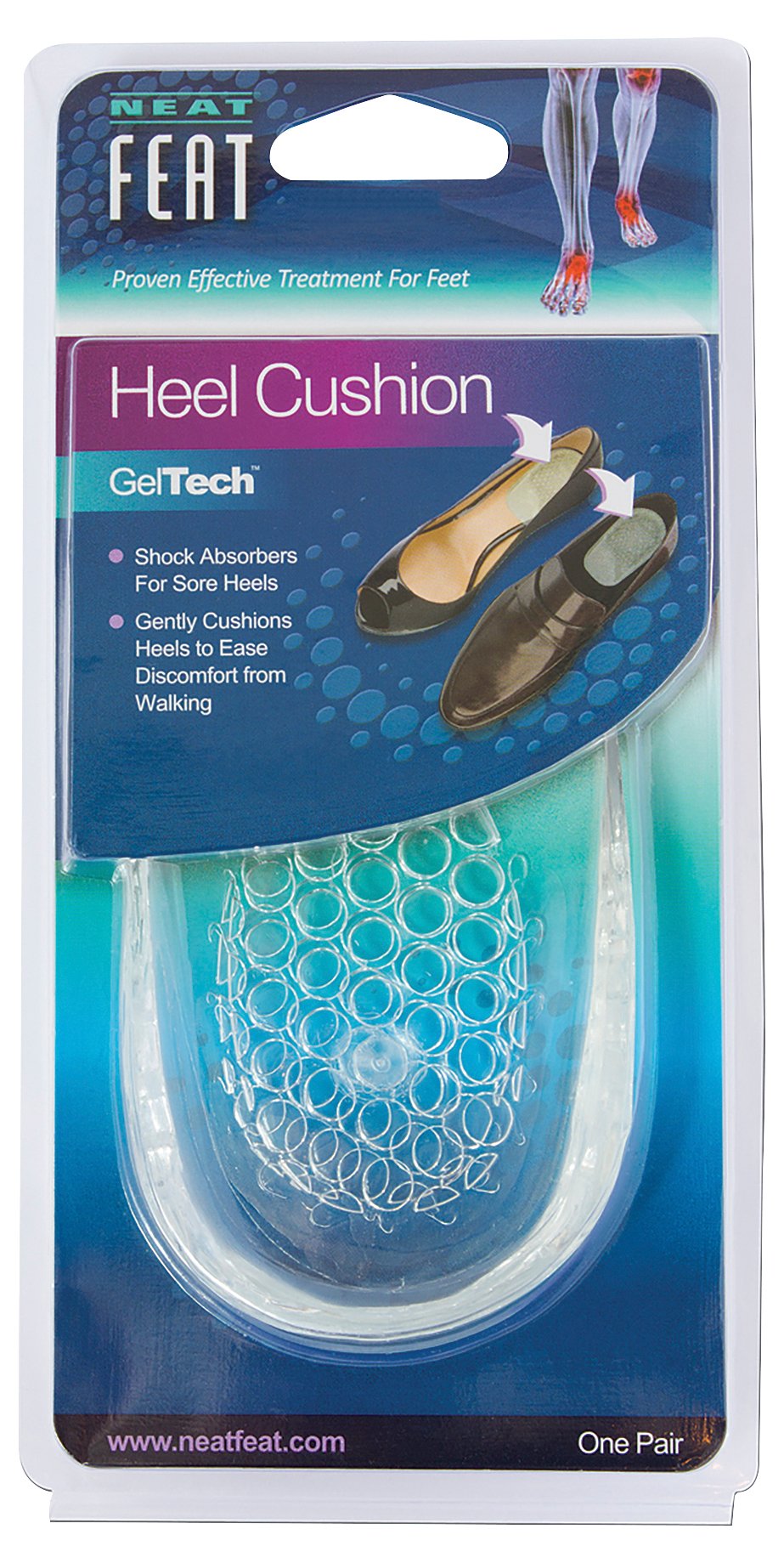 Neat Feat Gel Heel Cushion Large 1 pair - Image 1