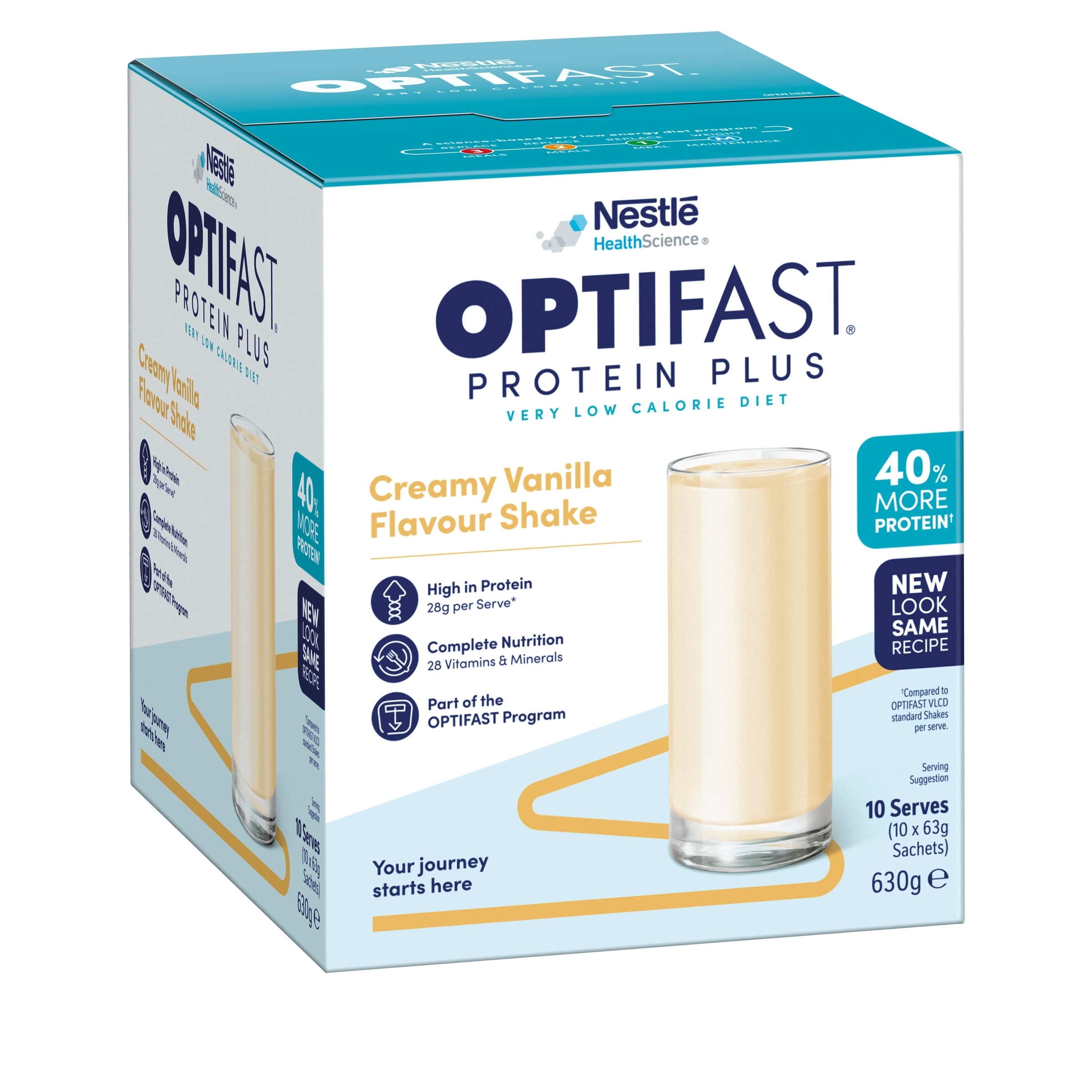 Optifast Protein Plus Shake Vanilla 10 pack - Image 5