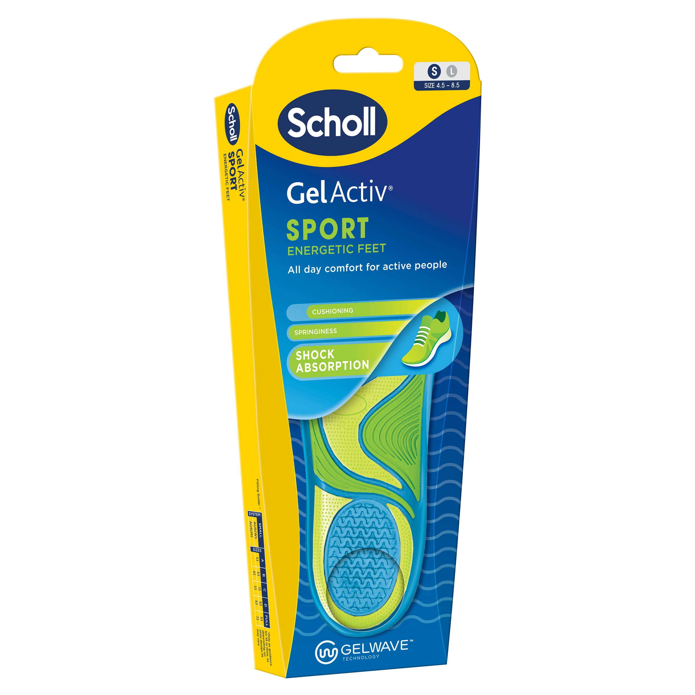 Dr.Scholl's Gel Activ Insole Sport Small 1 each - Image 8