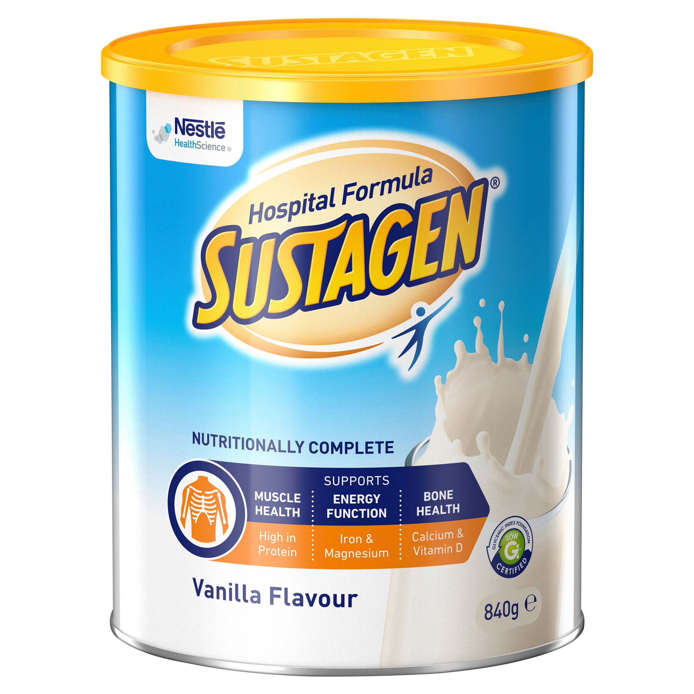 Sustagen Hospital Formula Vanilla Flavour 840g - Image 1