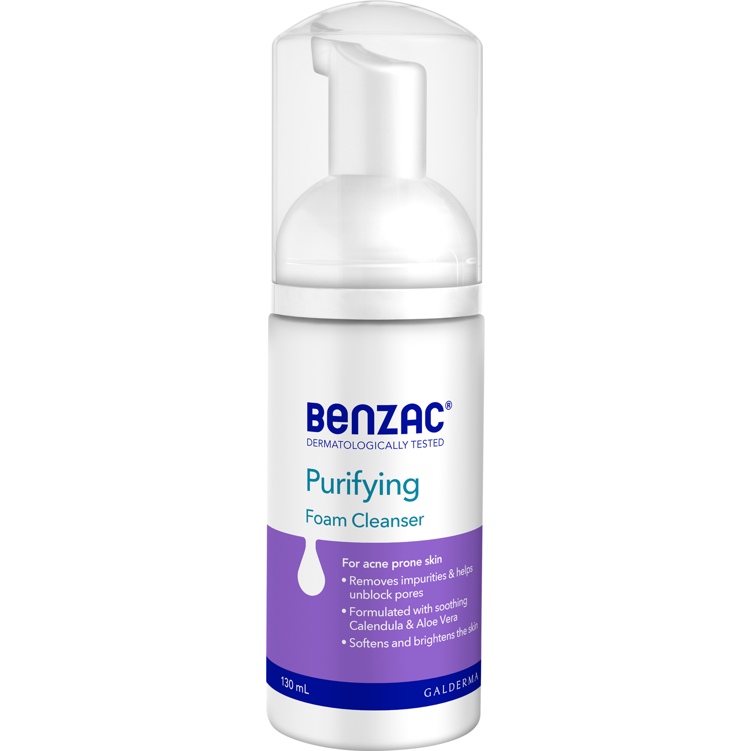 Benzac Daily Purifying Foam Cleanser 130ml - Image 1