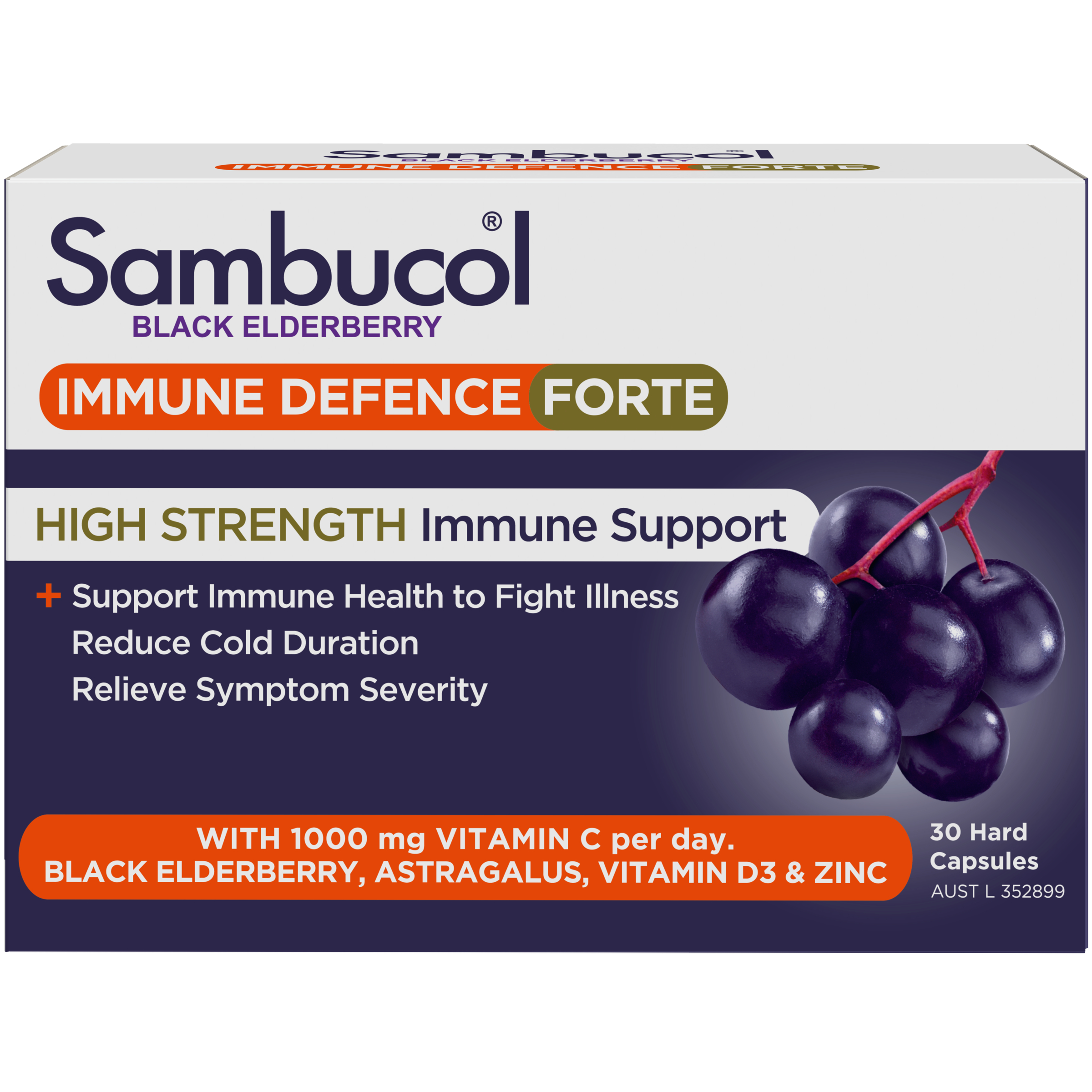 Sambucol Immune Defence Forte 30 capsules - Image 1