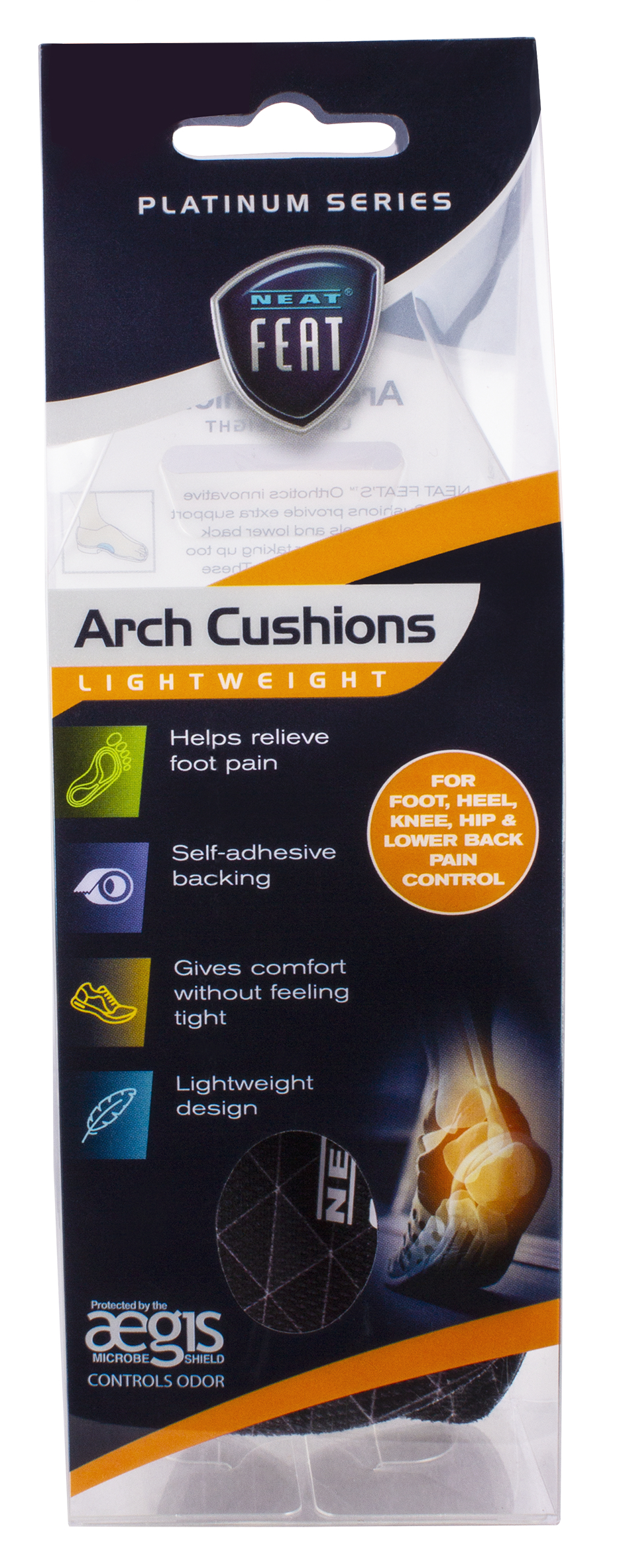 Neat Feat Platinum Arch Cushion Medium 1 pair