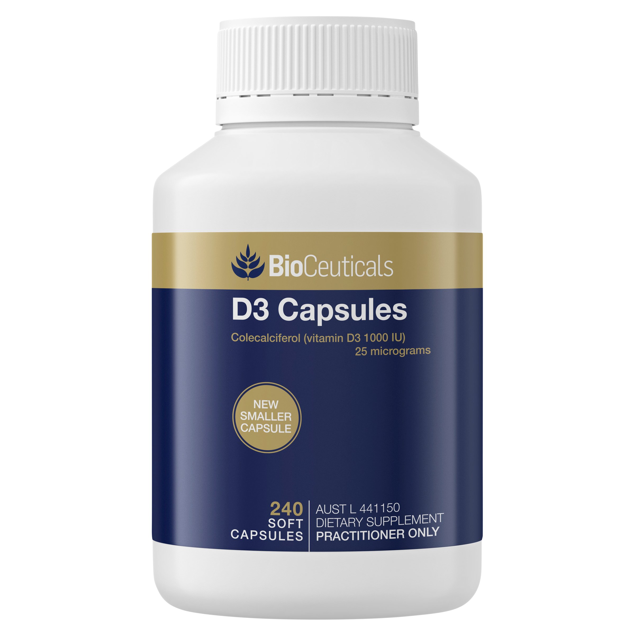 BioCeuticals D3 - 240 capsules - Image 1