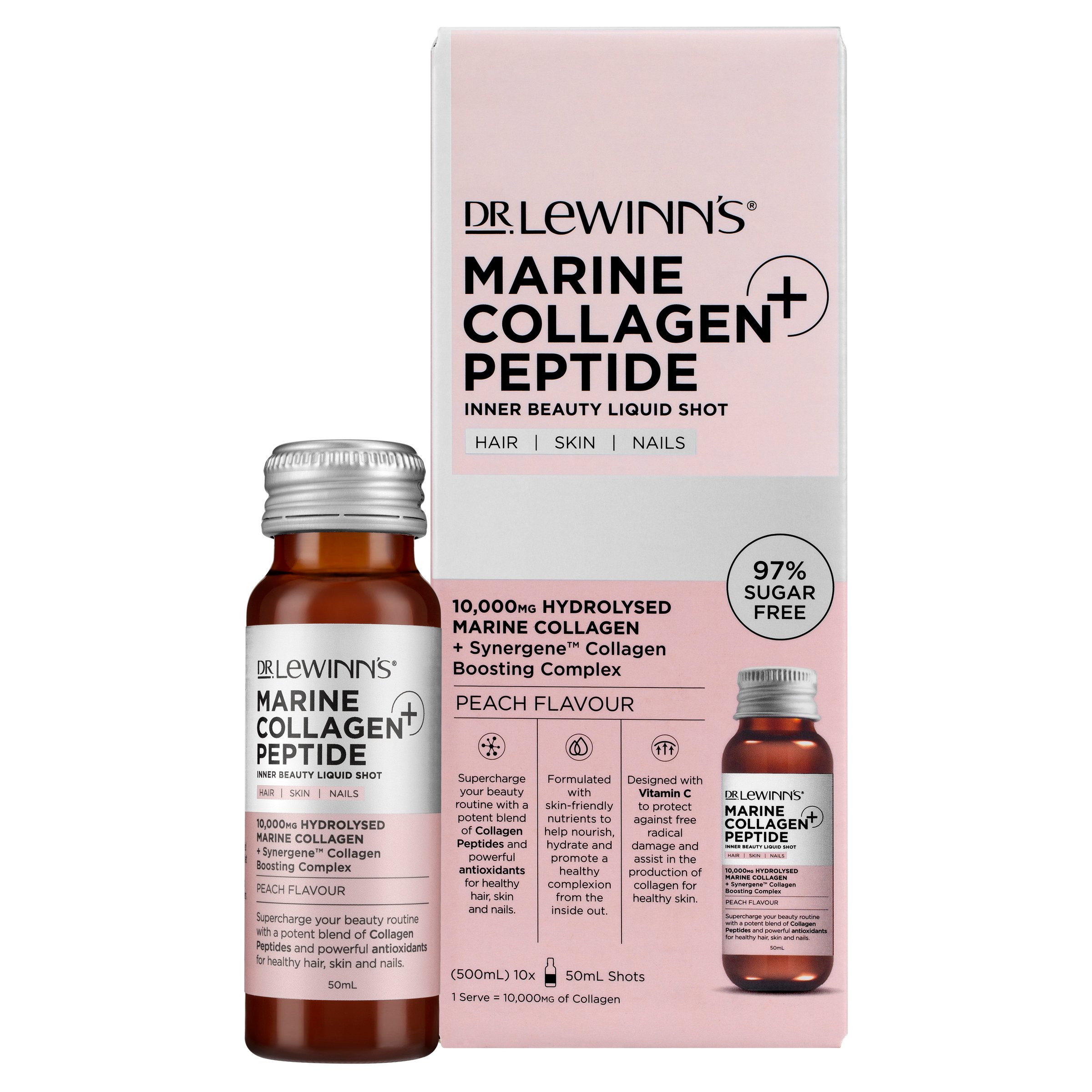 Dr. LeWinn's Inner Beauty Marin Coll Pep Liq 10X50ml - Image 12