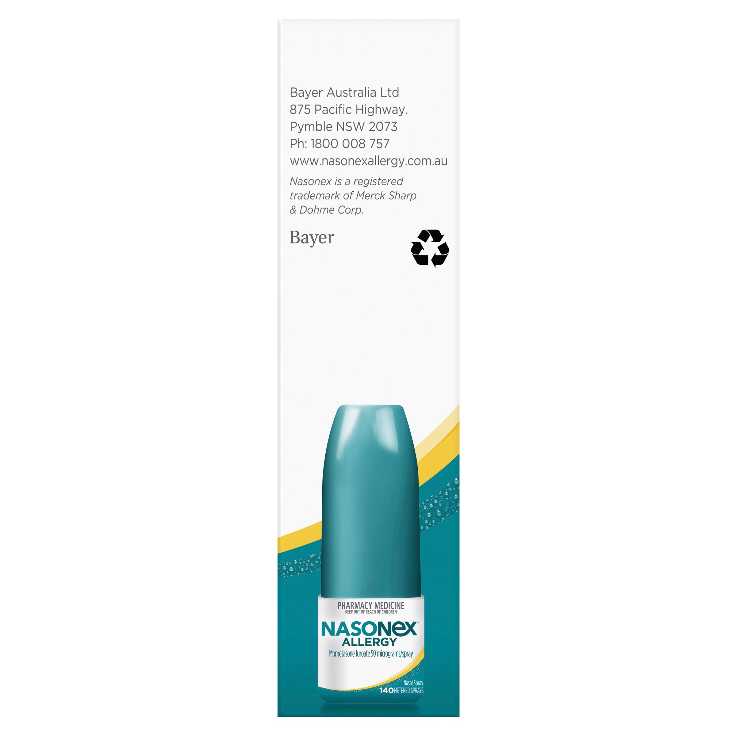 Nasonex Allergy Spray 140 Doses 2 pack - Image 3