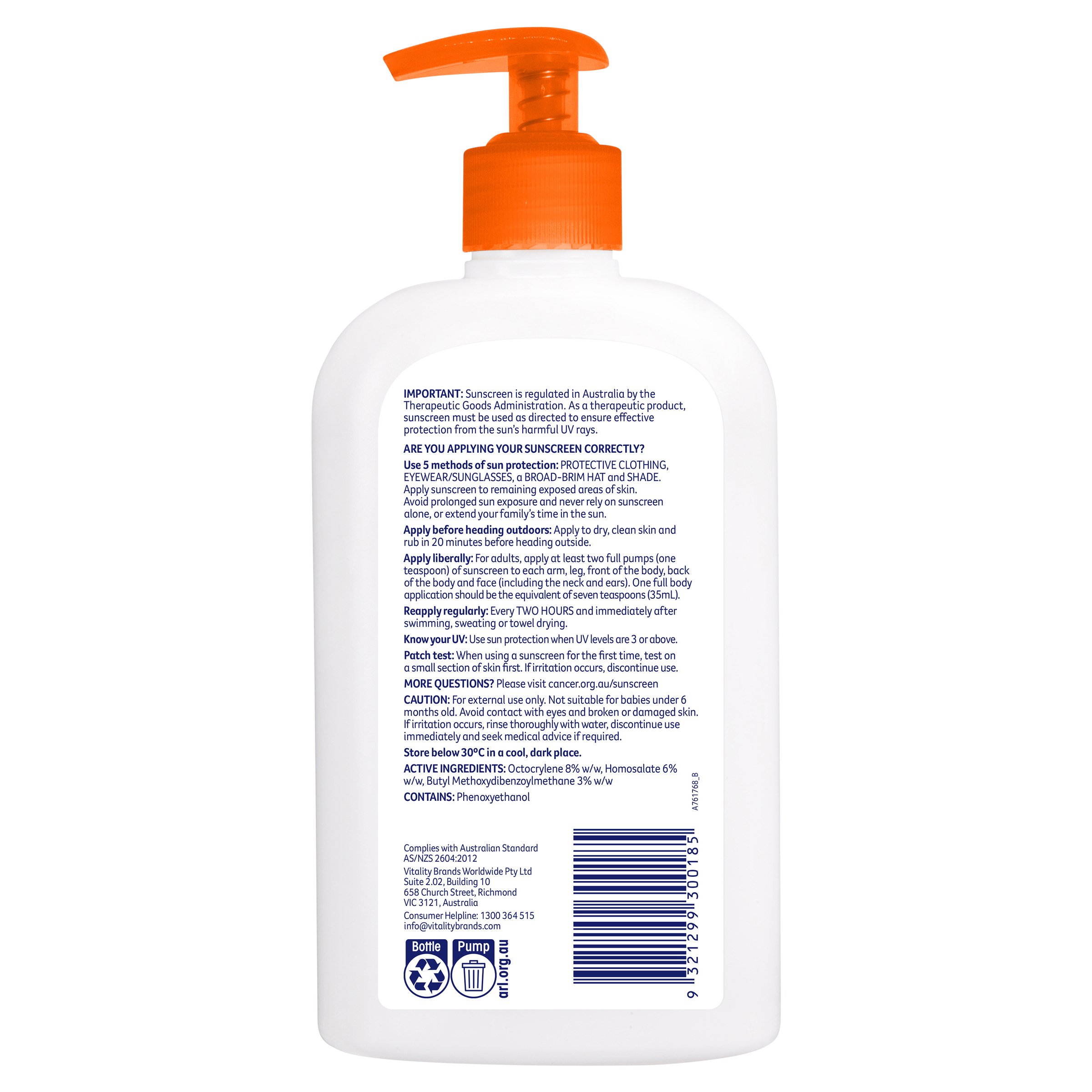 Cancer Council Everyday Value SPF50 - 500ml - Image 2