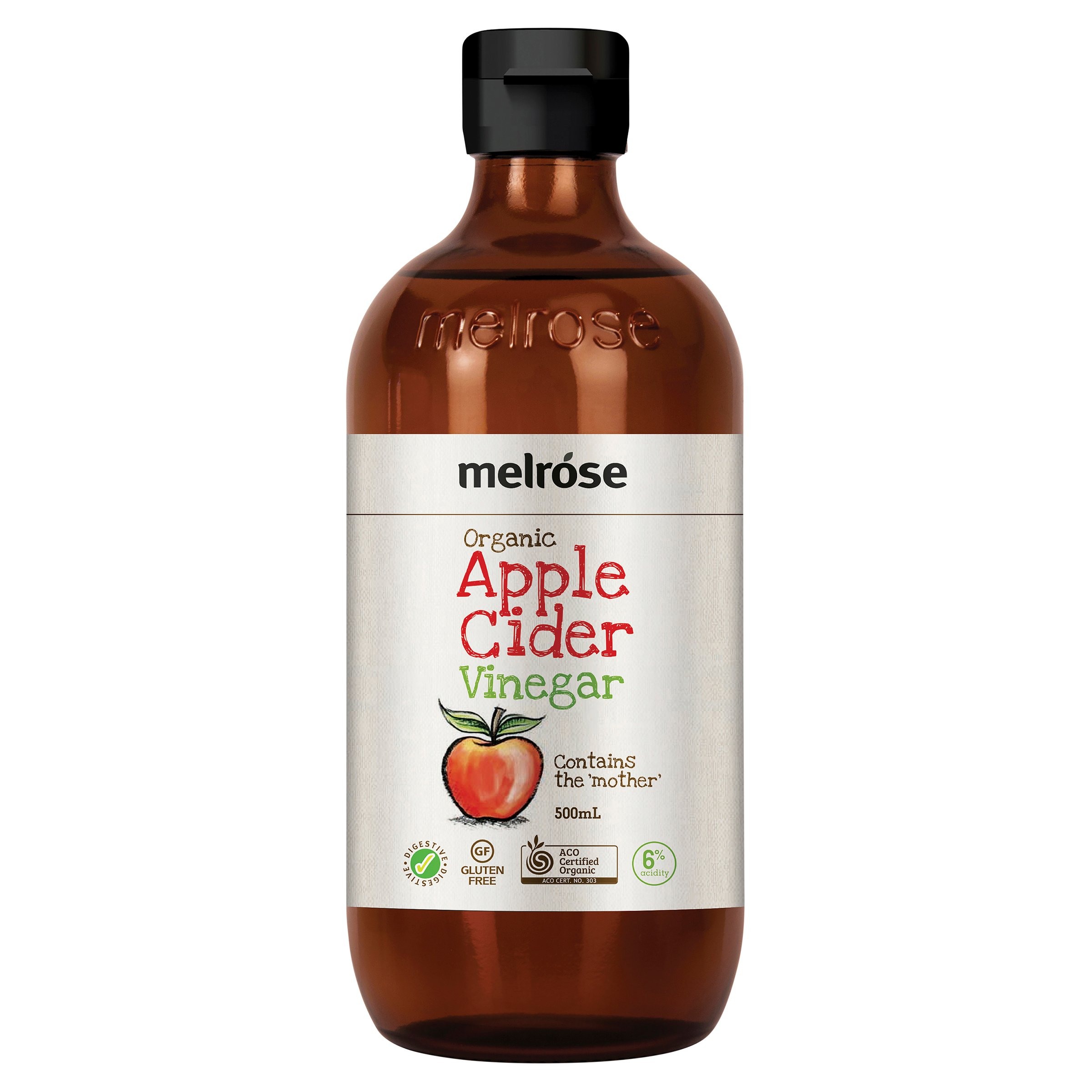 Melrose Organic Apple Cider Vinegar 500ml - Image 1