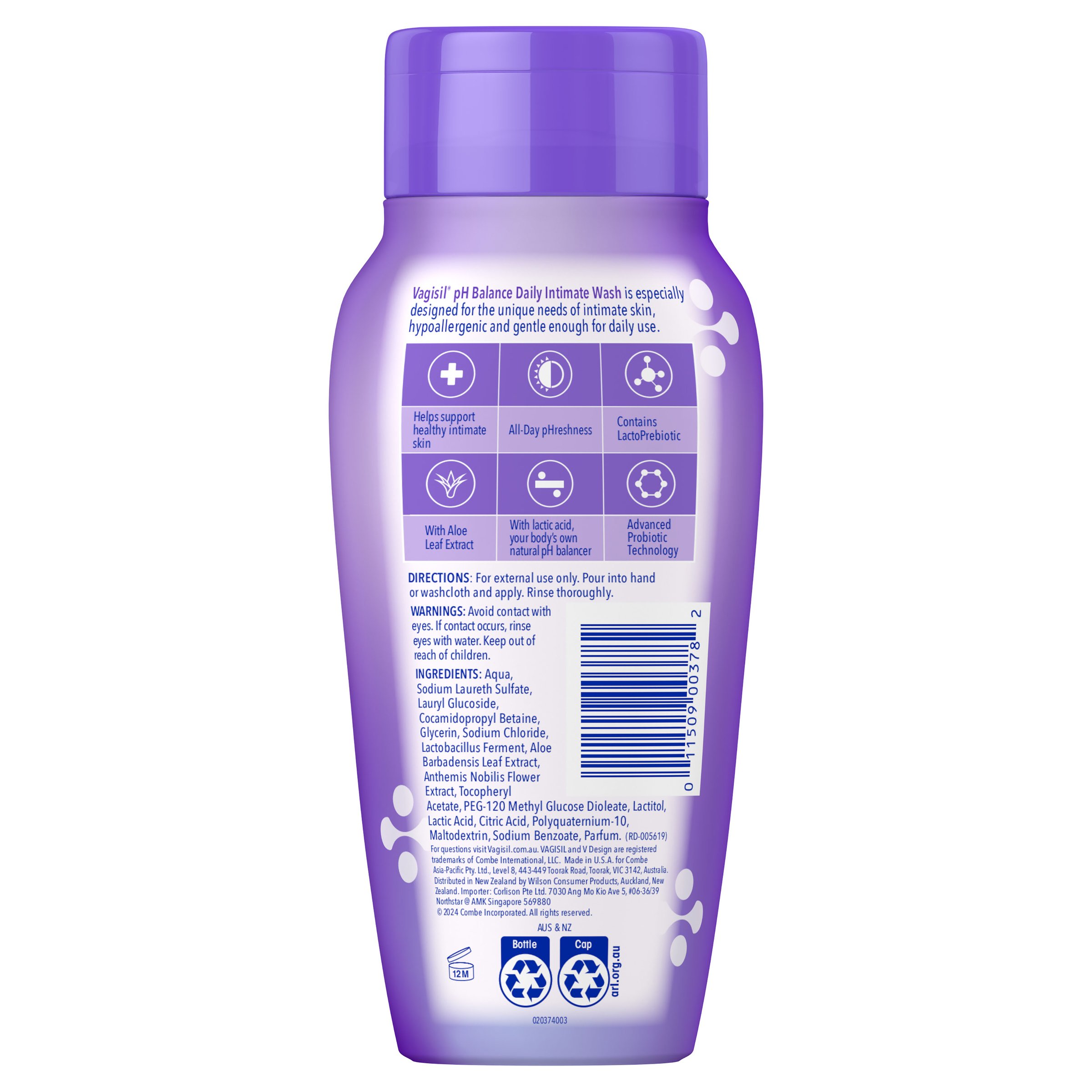 Vagisil Intimate Wash pH Plus 240ml - Image 2