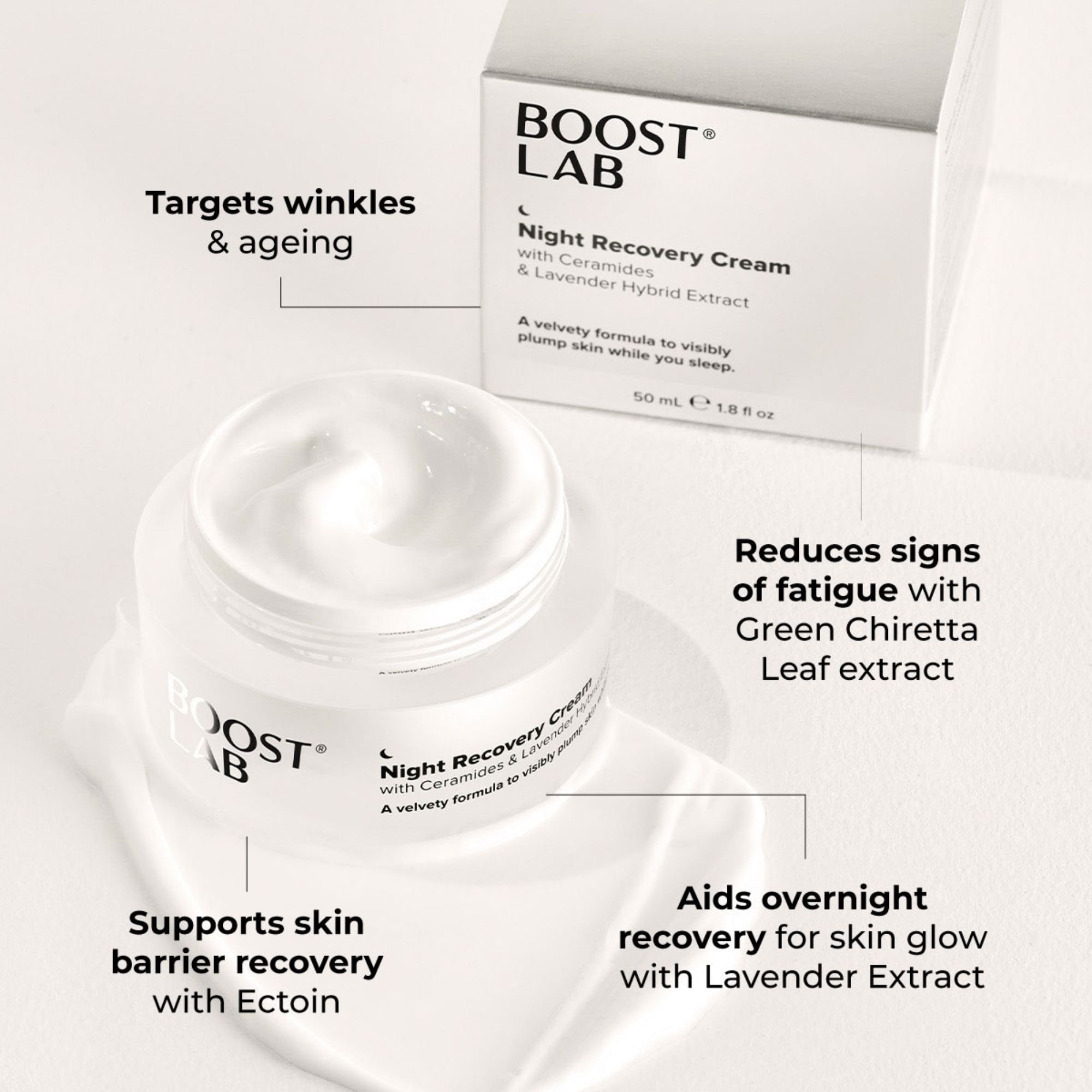 BOOST LAB Night Recovery Cream 50ml - Image 2