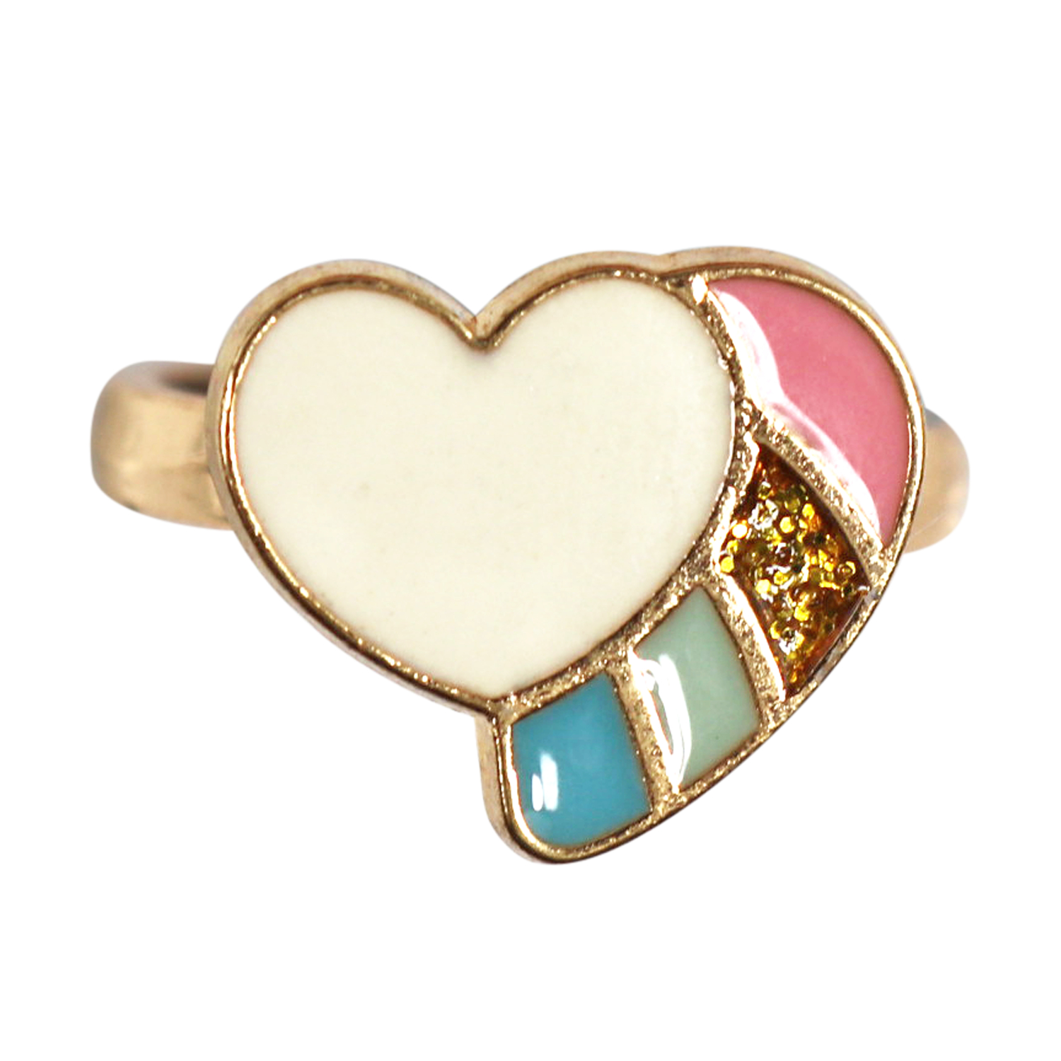 Miki Heart Fidget Spinning Ring 1 each