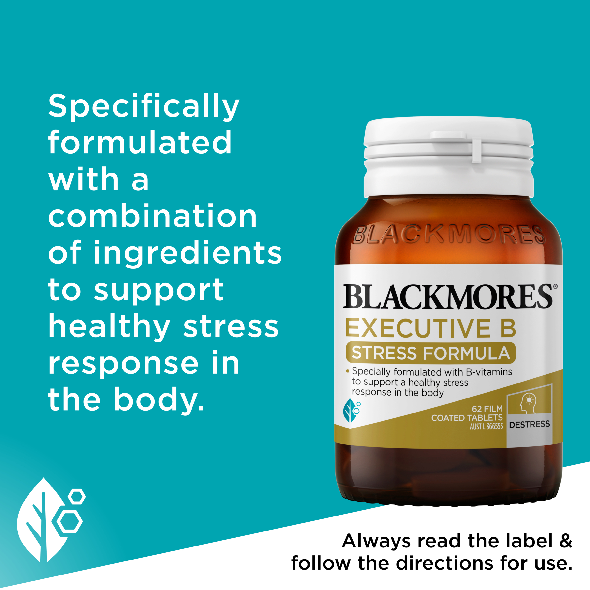 Blackmores Executive B Stress Formula 62 tablets - Image 6