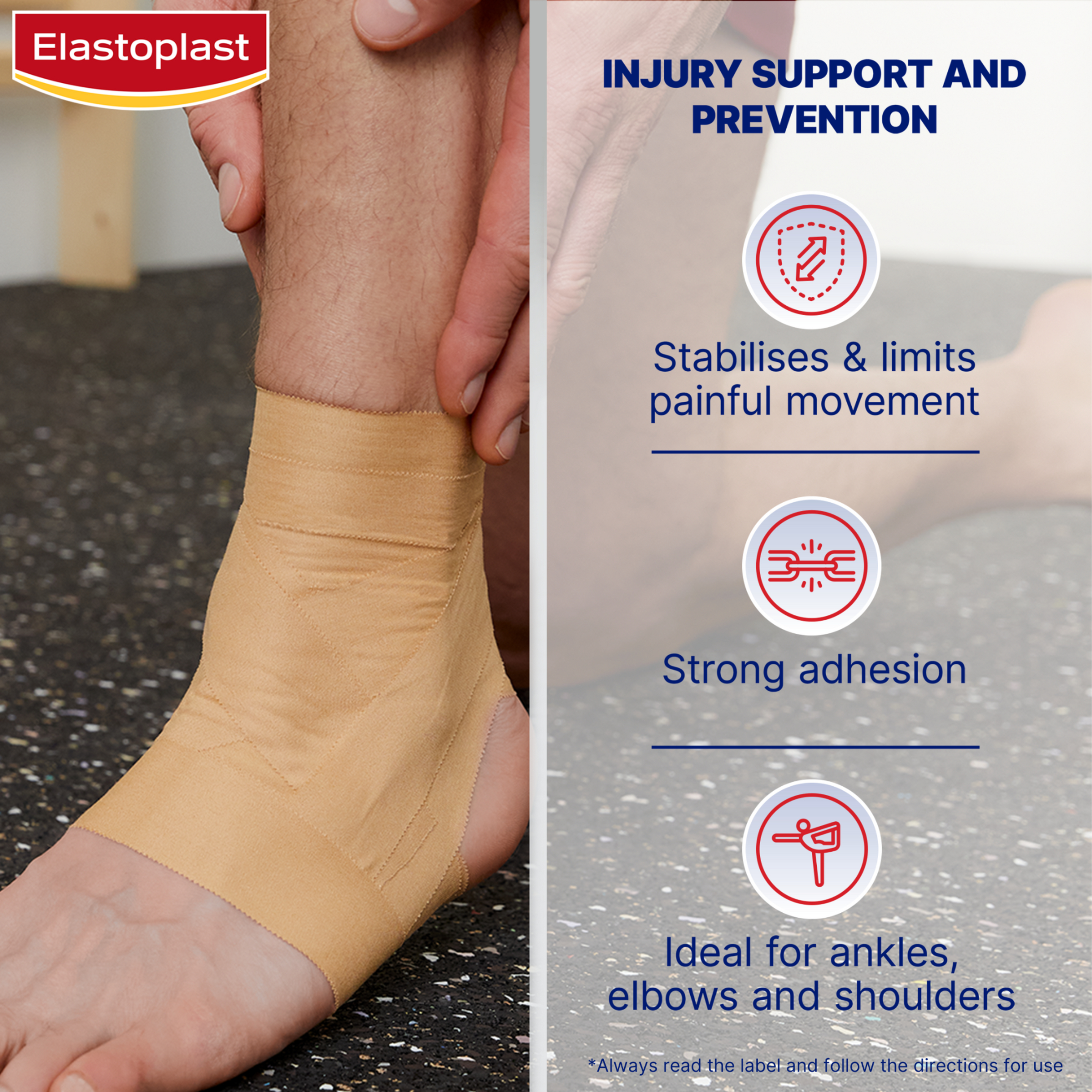 Elastoplast Rigid Strapping Tape 38mm x 15m - 1 roll - Image 9