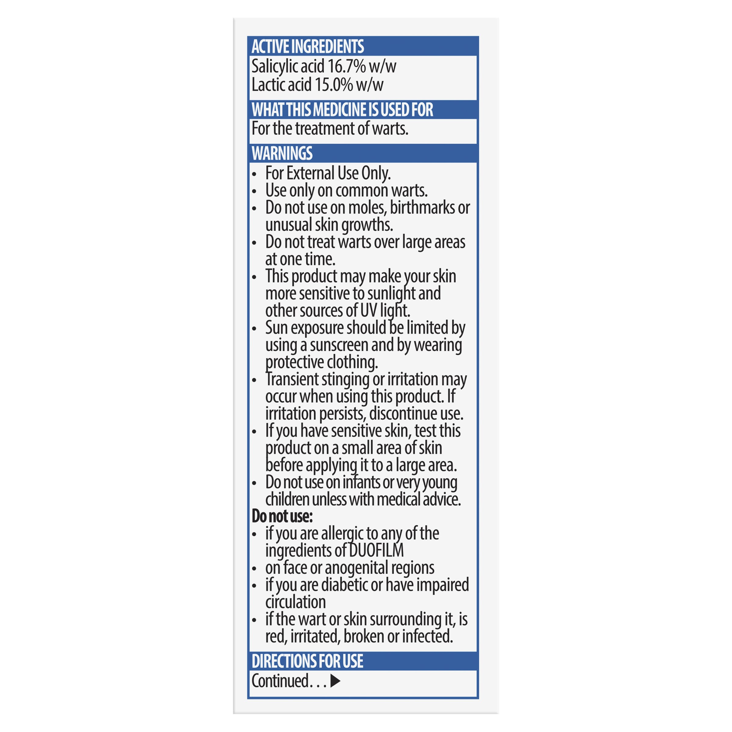 Duofilm Wart Treatment Topical Solution 15ml - Image 4