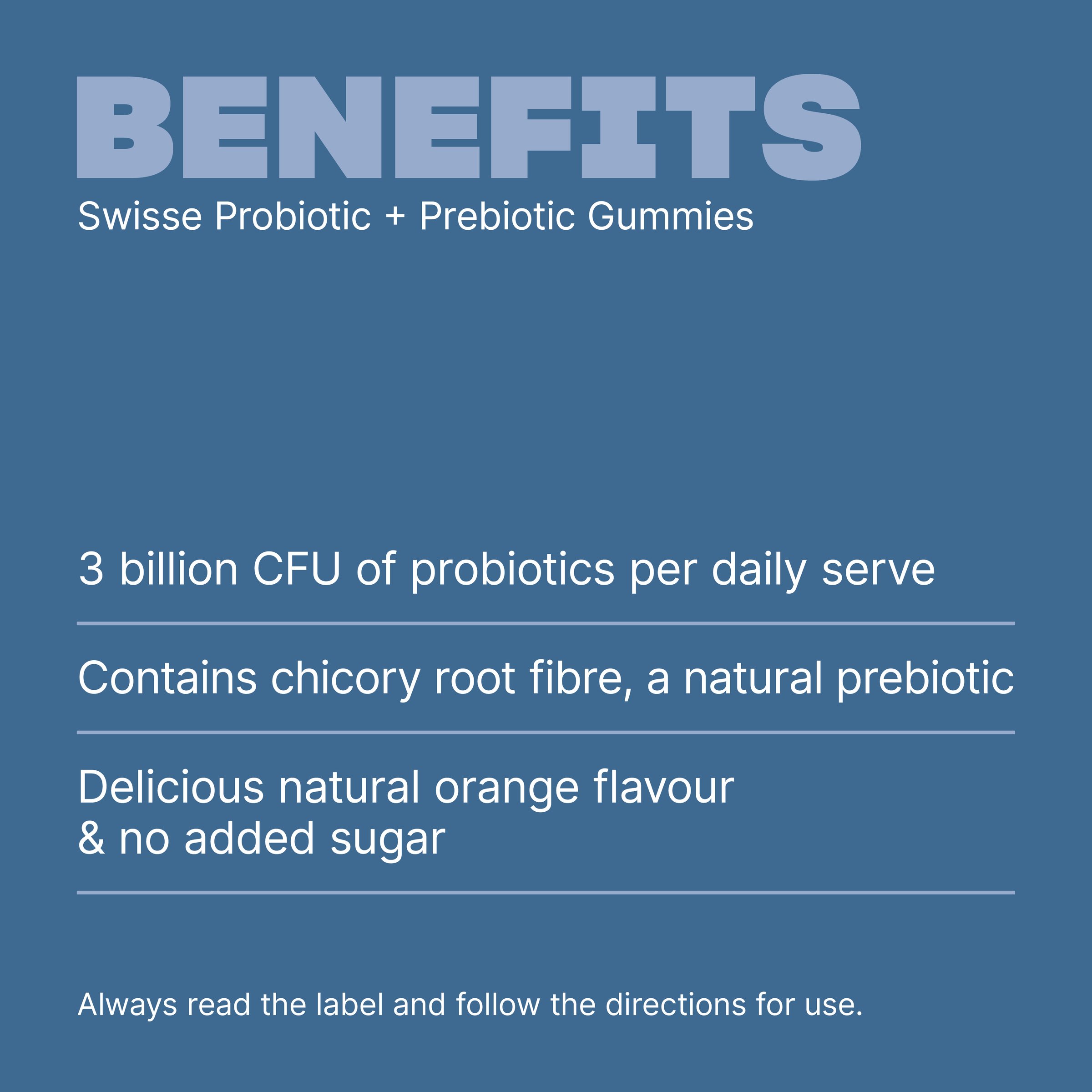 Swisse Adult Probiotic & Prebiotic Gummies 45 pastilles - Image 5
