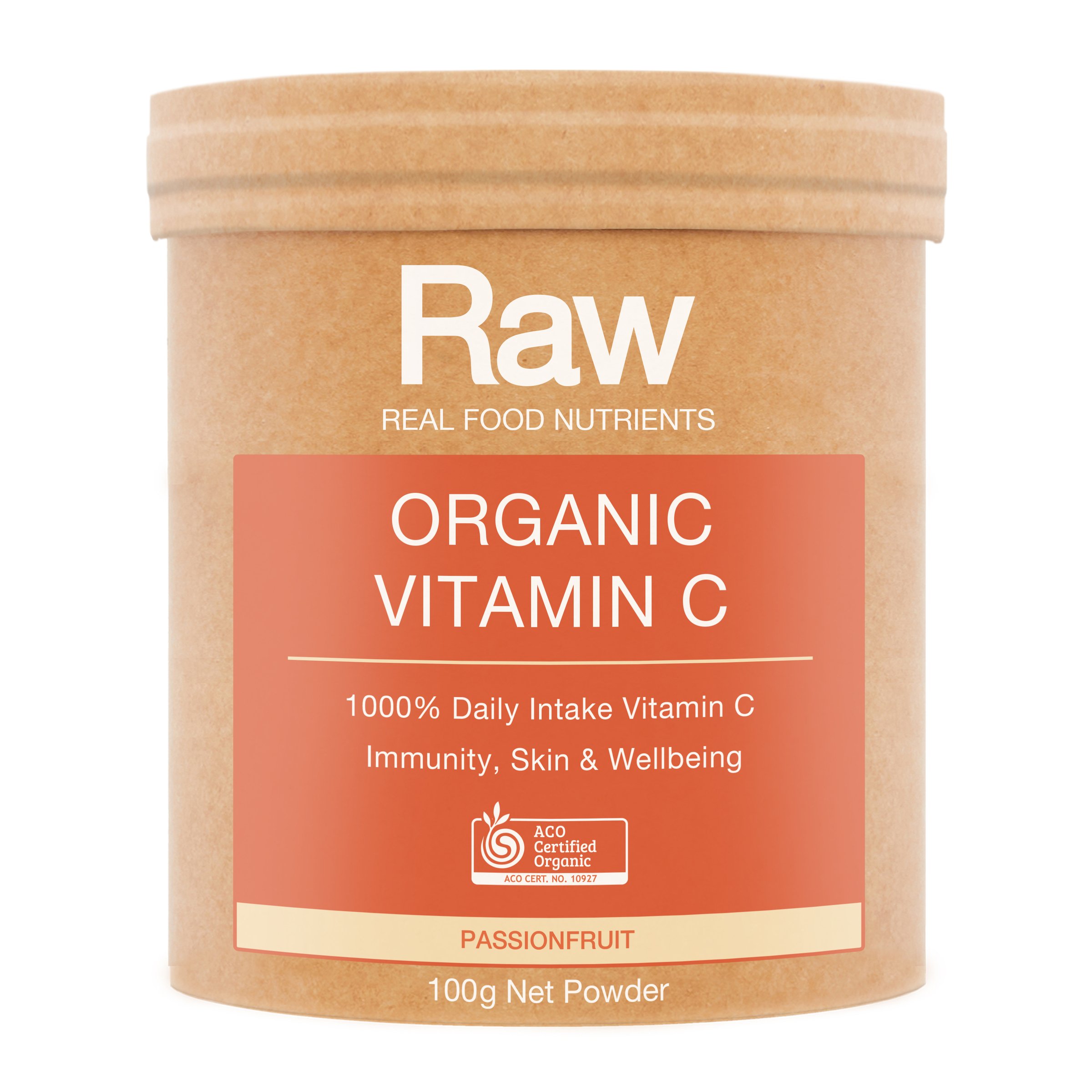 Amazonia Raw Real Food Nutrients Organic Vitamin C 100g - Image 1