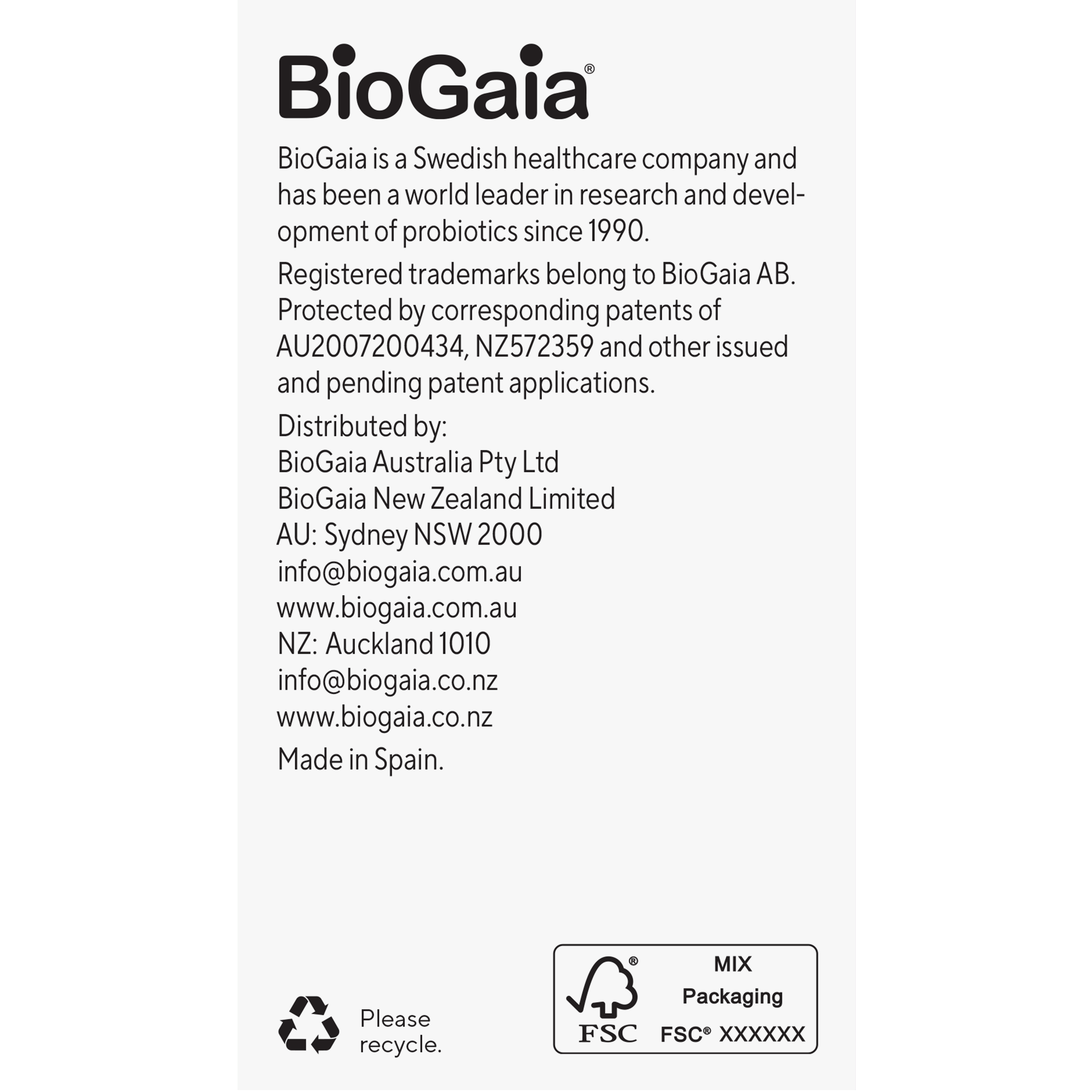 BioGaia Gastrus Pure Capsules 60 Pack - Image 3