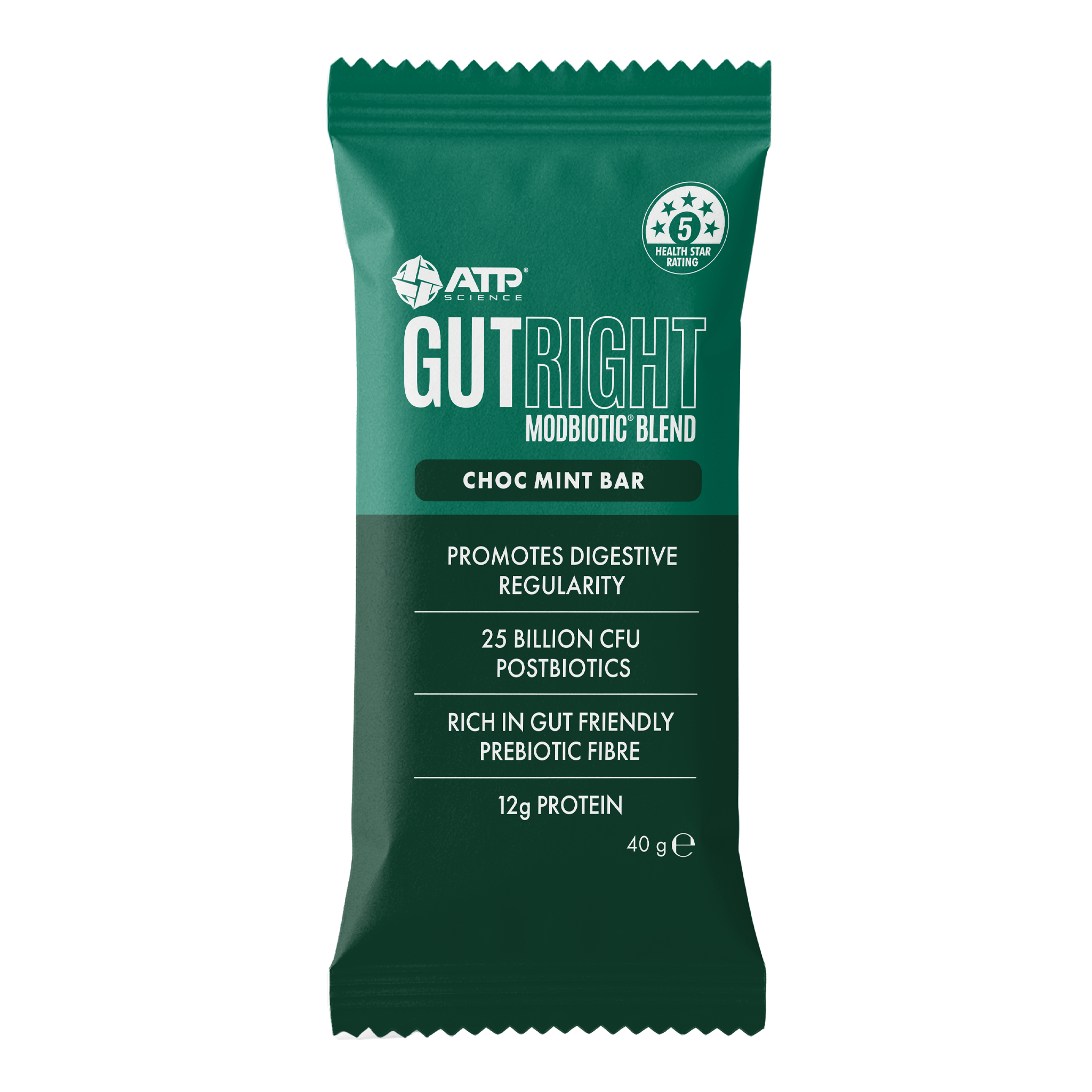 ATP Science Gutright Choc Mint Bar 40g