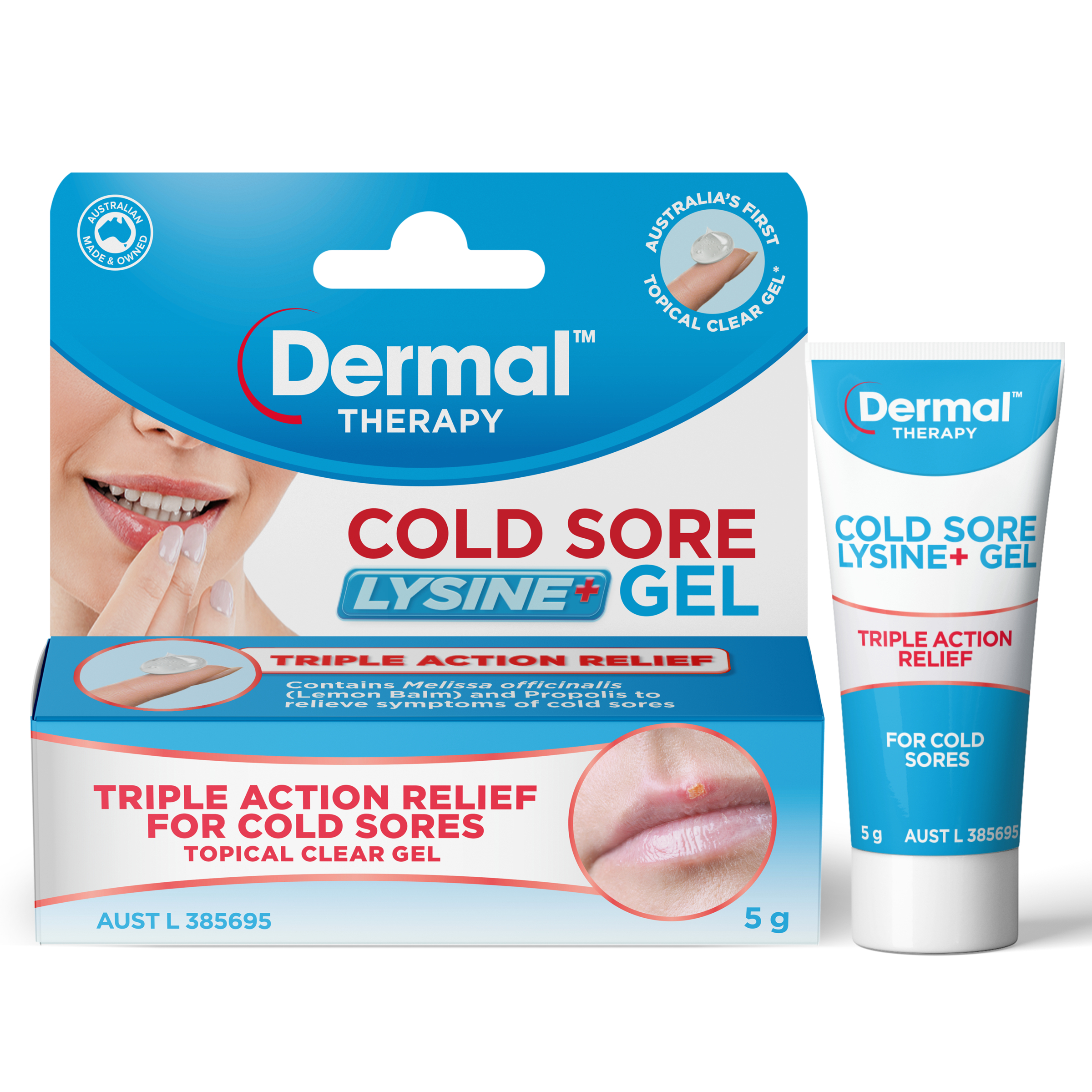 Dermal Therapy Lysine Cold Sore Gel 5g - Image 2