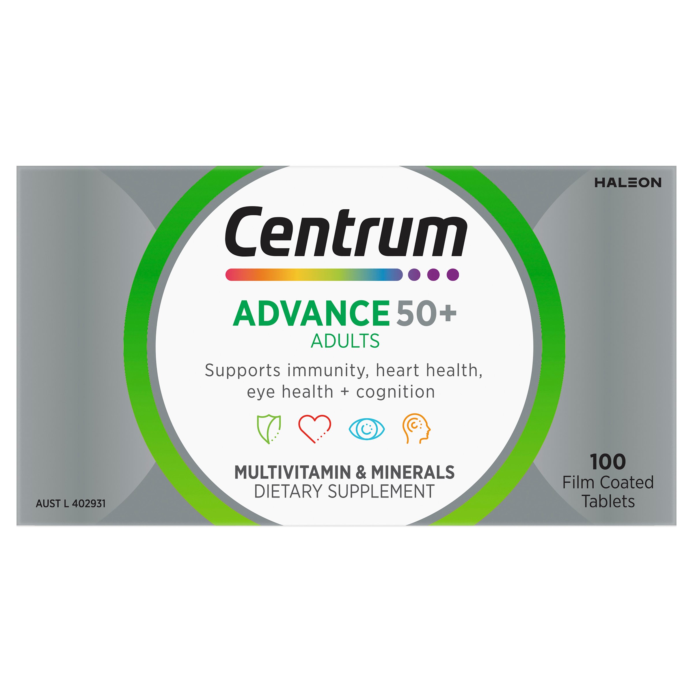 Centrum Advance 50+ Multivitamin 100 tablets - Image 4