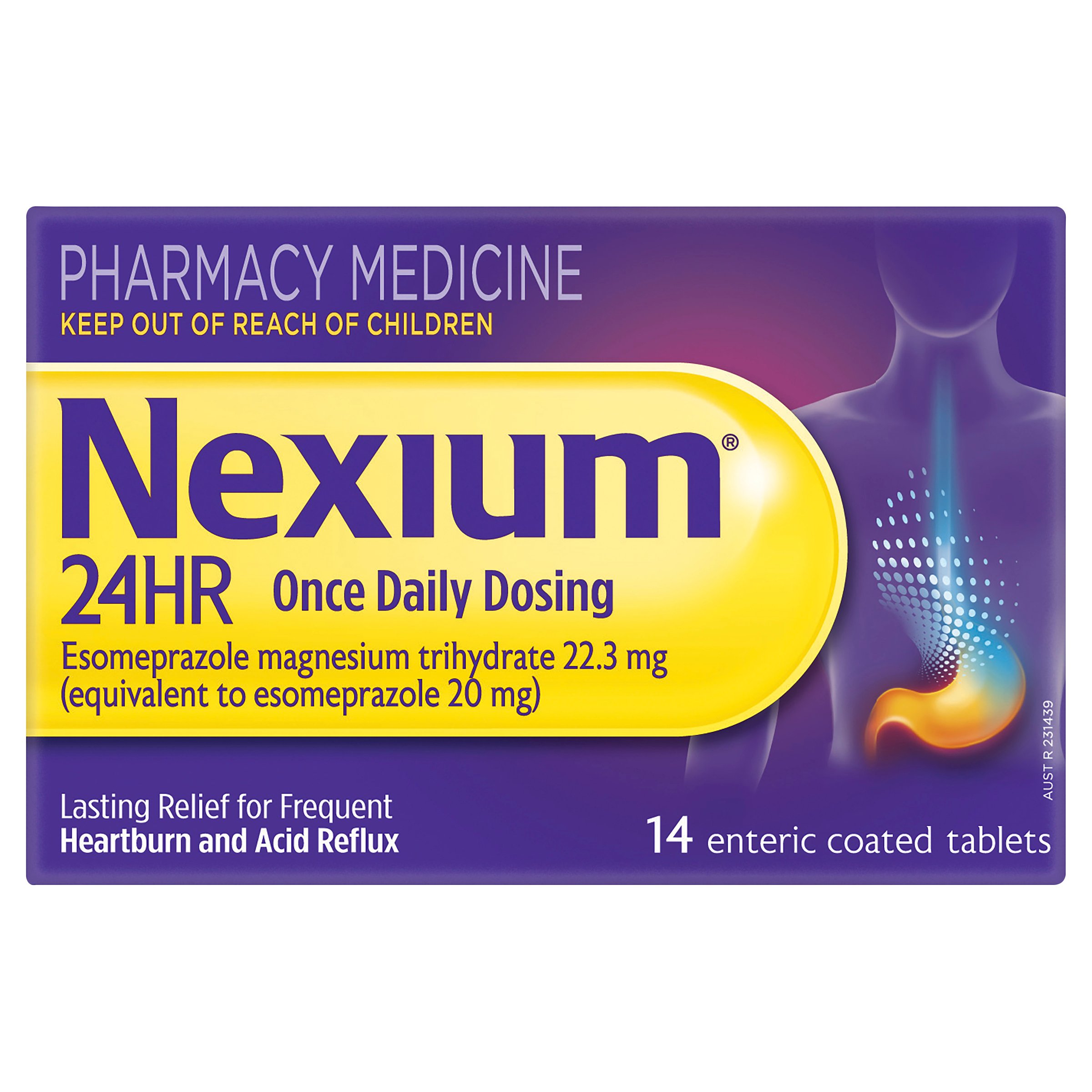 Nexium 24HR 20mg - 14 tablets - Image 1