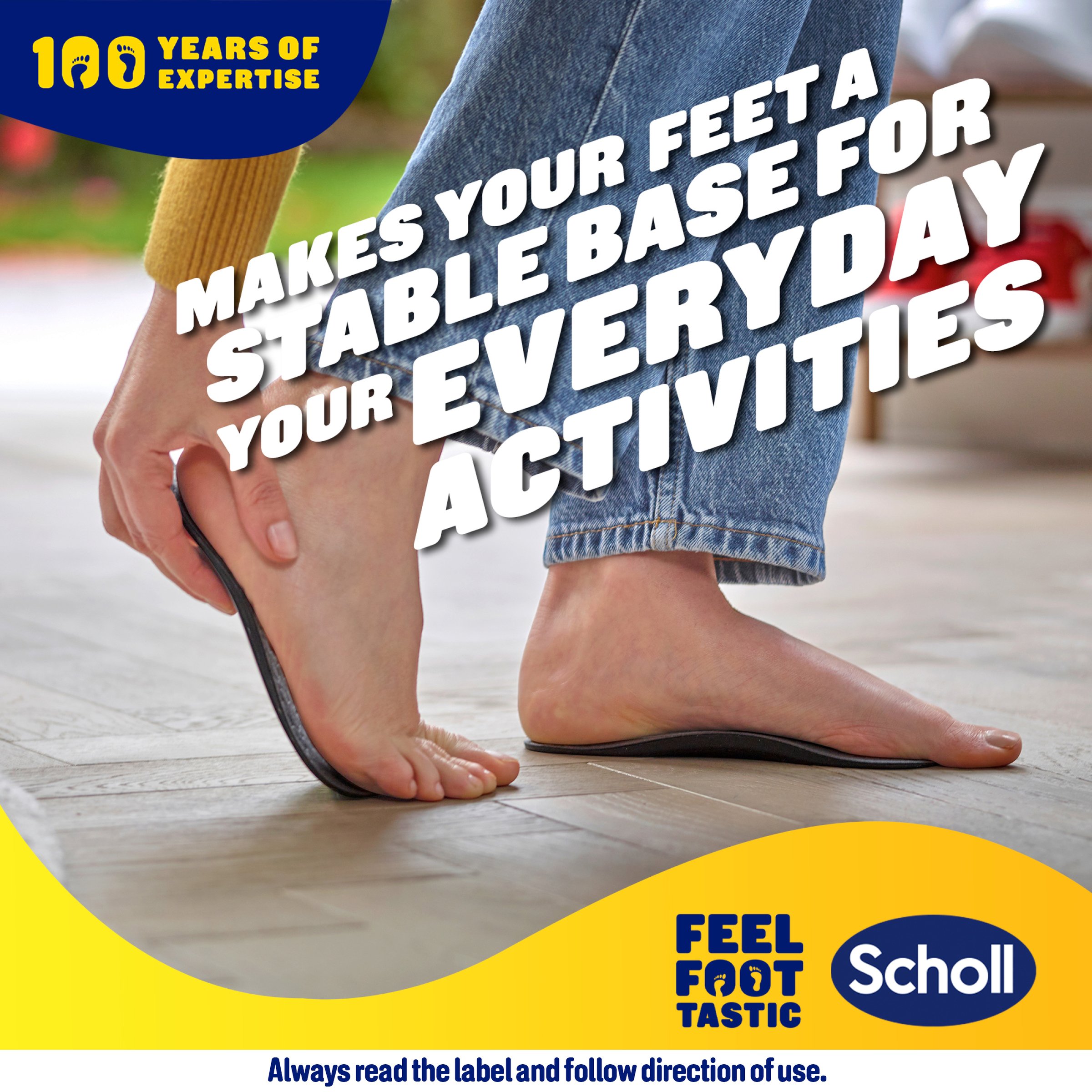 Scholl In-Balance Ball Of Foot & Arch Orthotic Insole Large 1 pair - Image 11