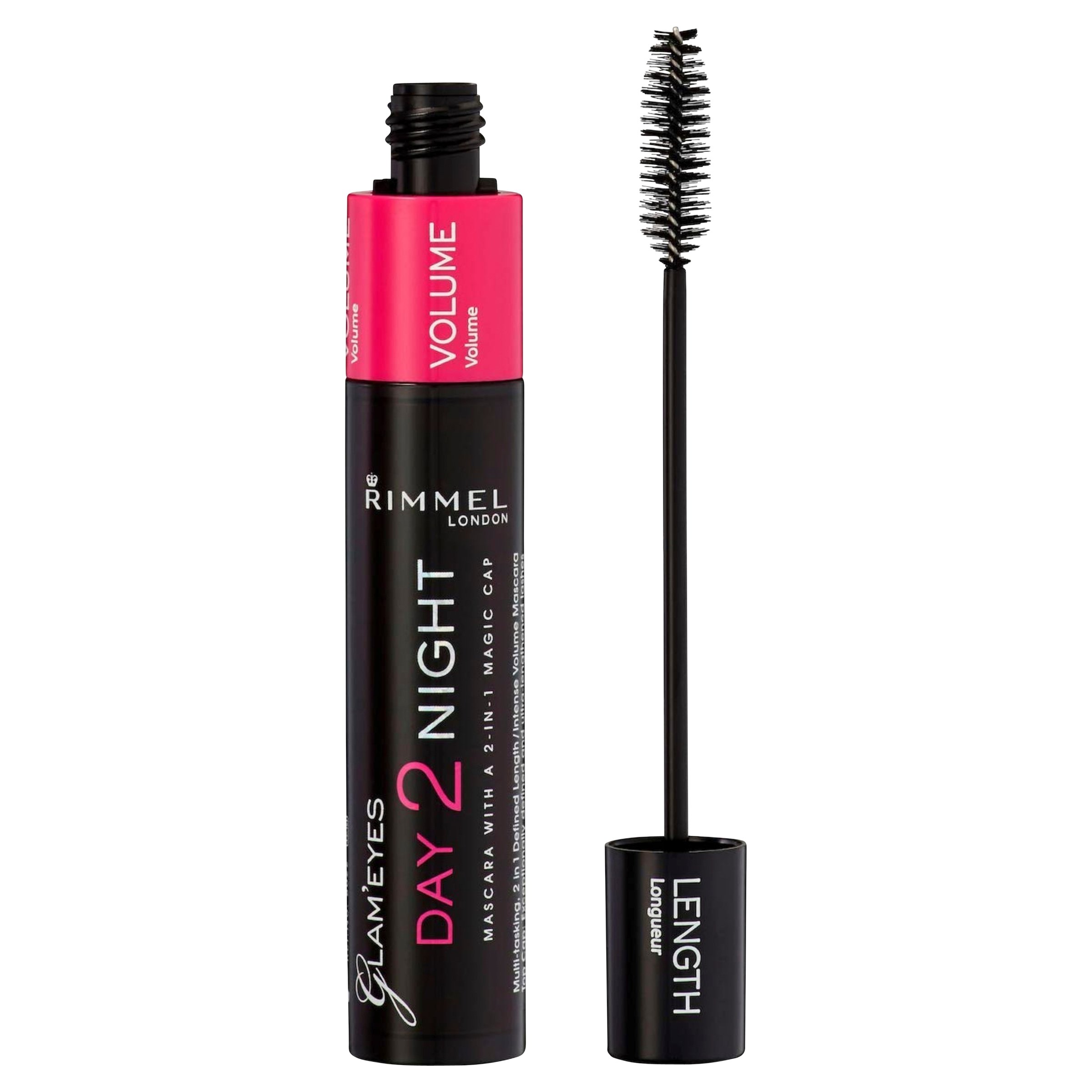 Rimmel Glam Eyes Day 2 Night Mascara Black 1 each - Image 3