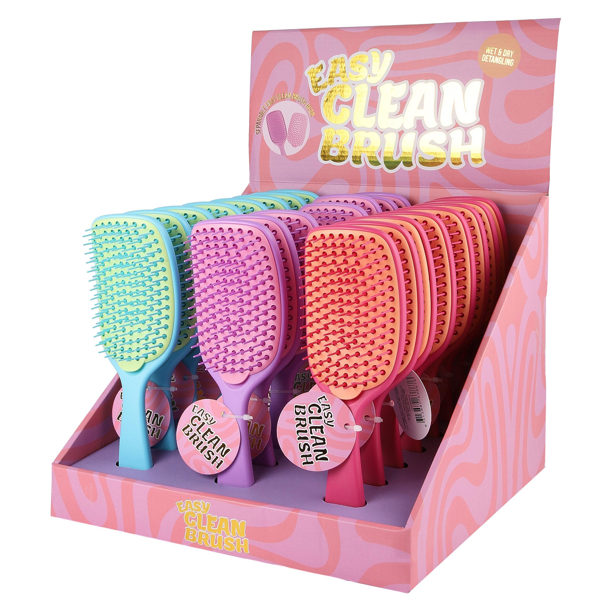 GFA Easy Clean Hair Brush 1 each - Image 1