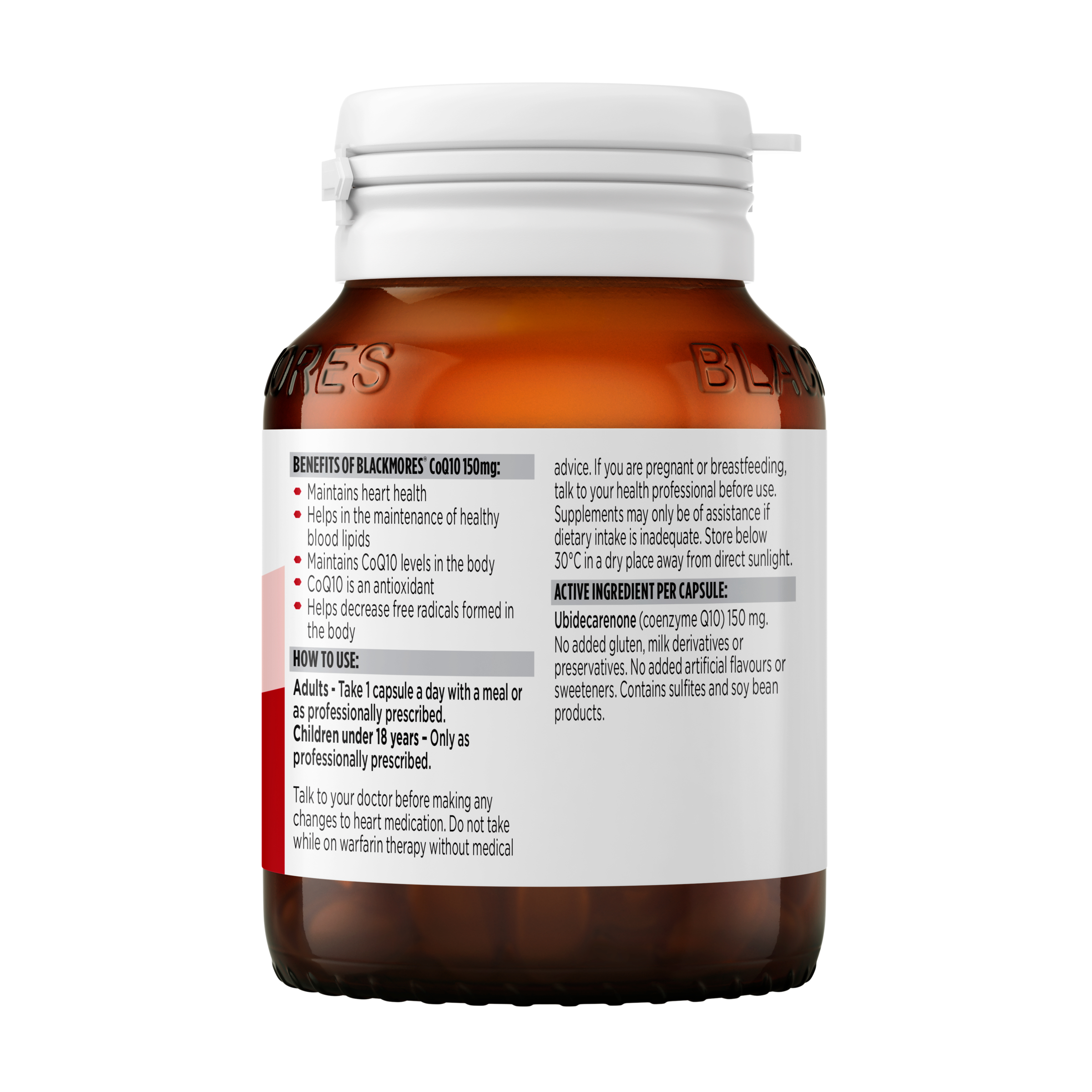 Blackmores CoQ10 150mg - 30 capsules - Image 3
