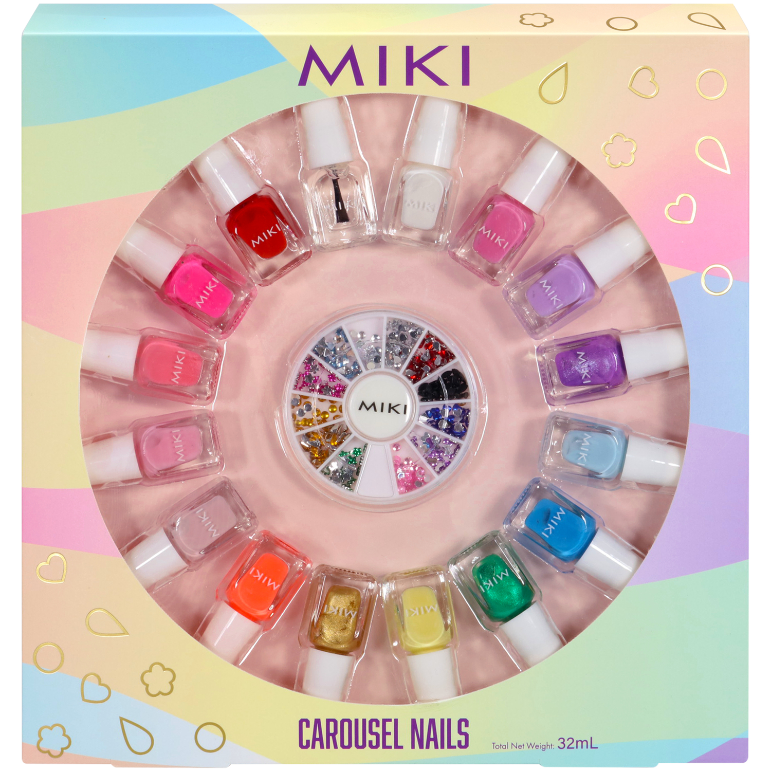 Miki Carousel Nails 1 each