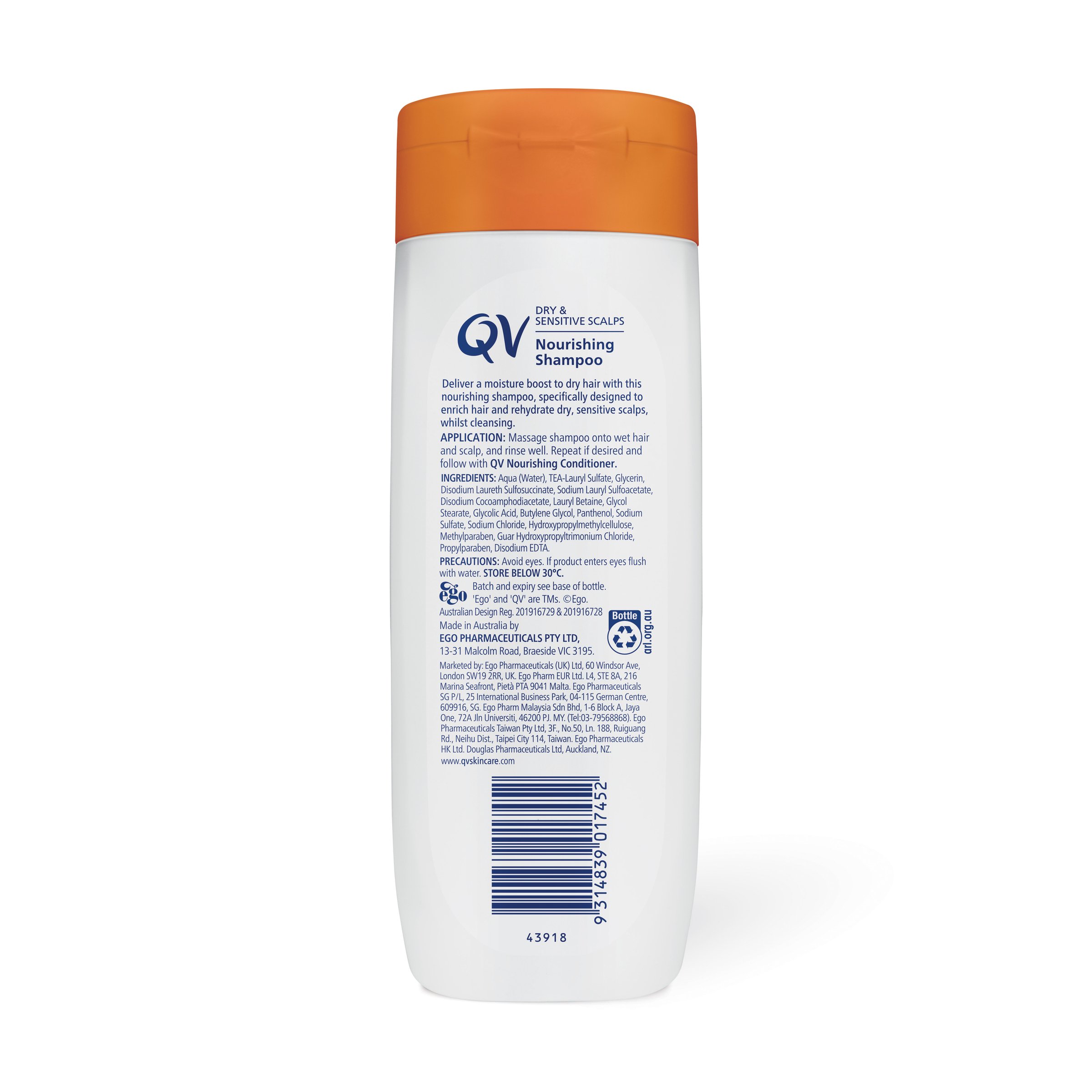 Ego QV Nourishing Shampoo 250g - Image 2