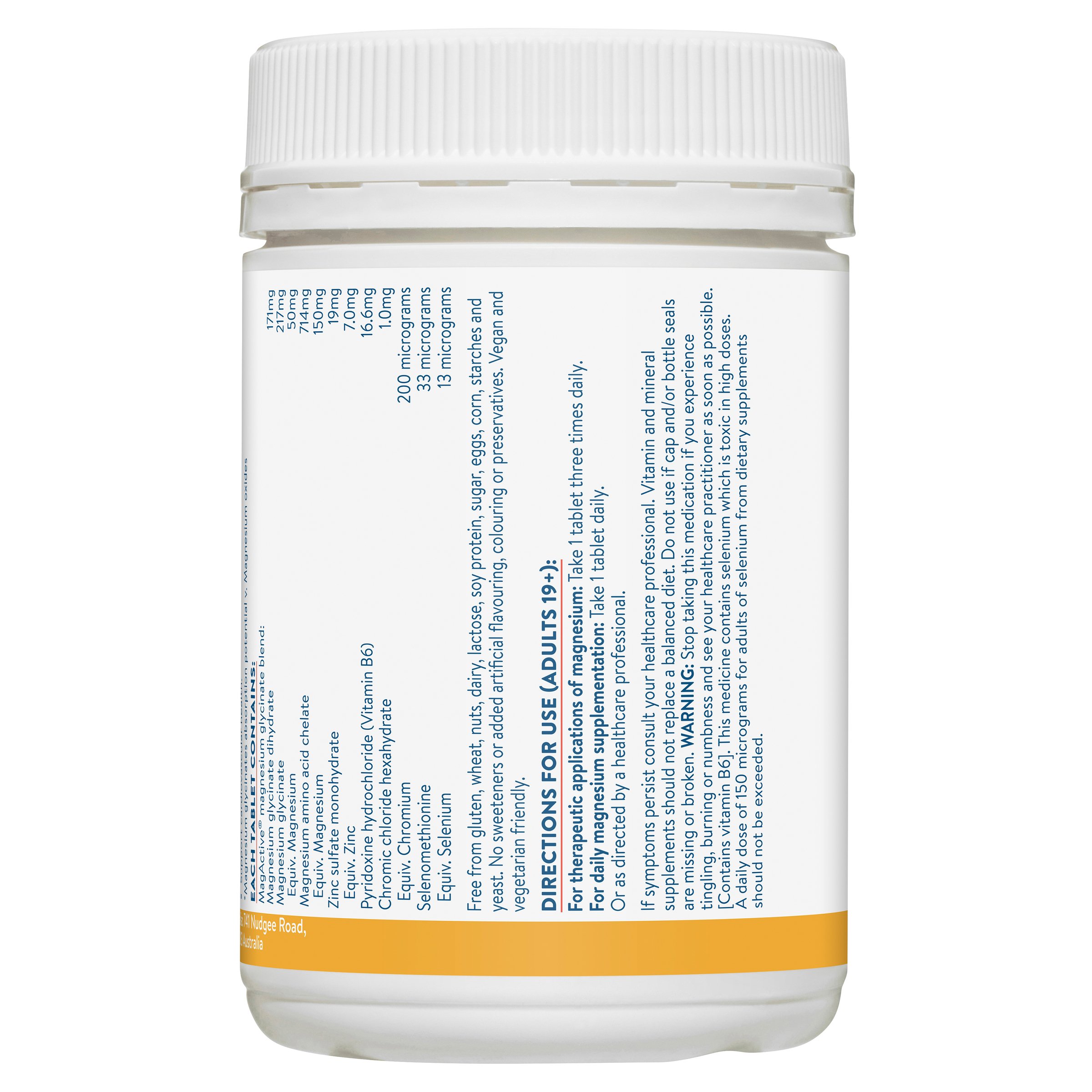 Ethical Nutrients Mega Magnesium 120 tablets - Image 3