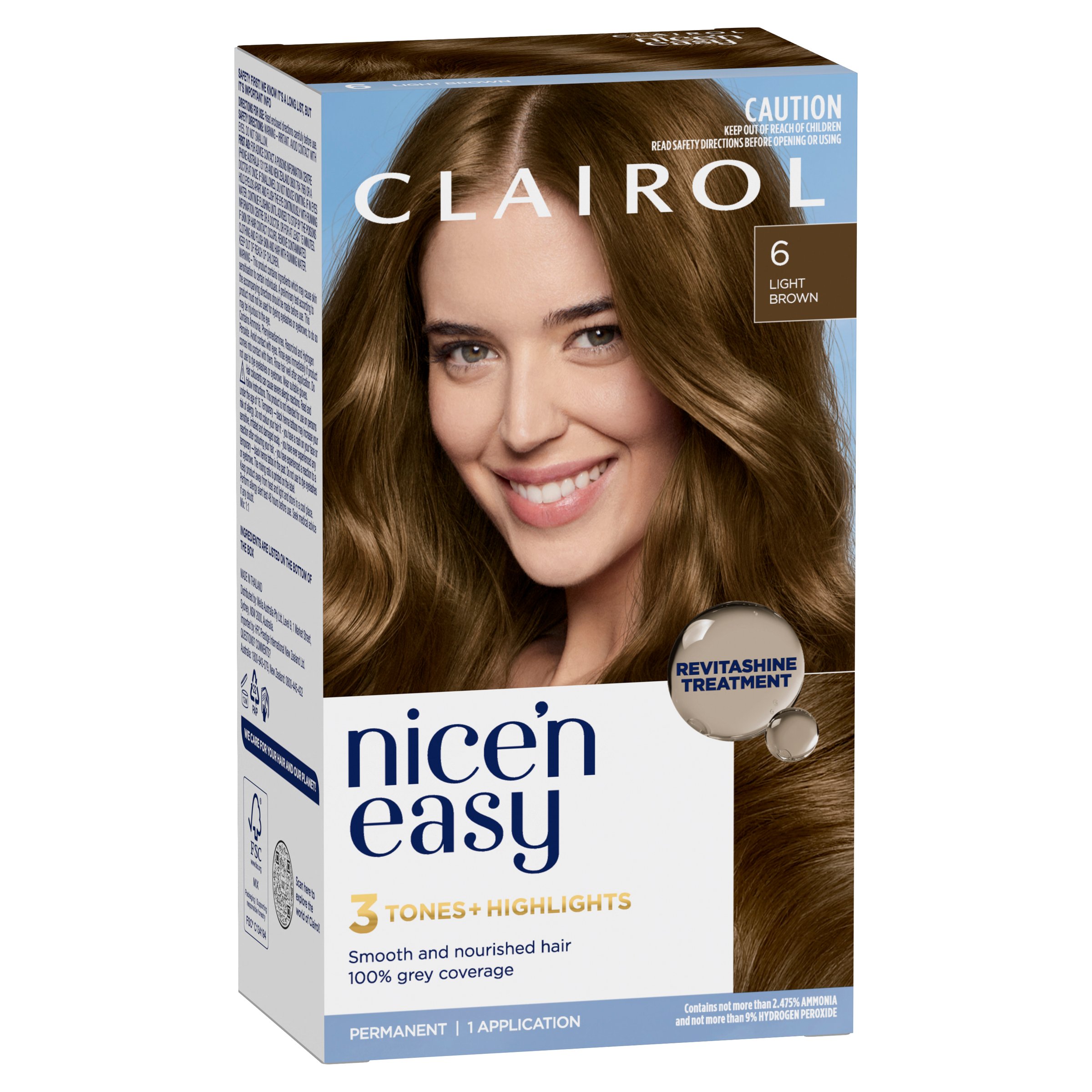 Clairol Nice'n Easy 6 Natural Light Brown 1 pack - Image 7