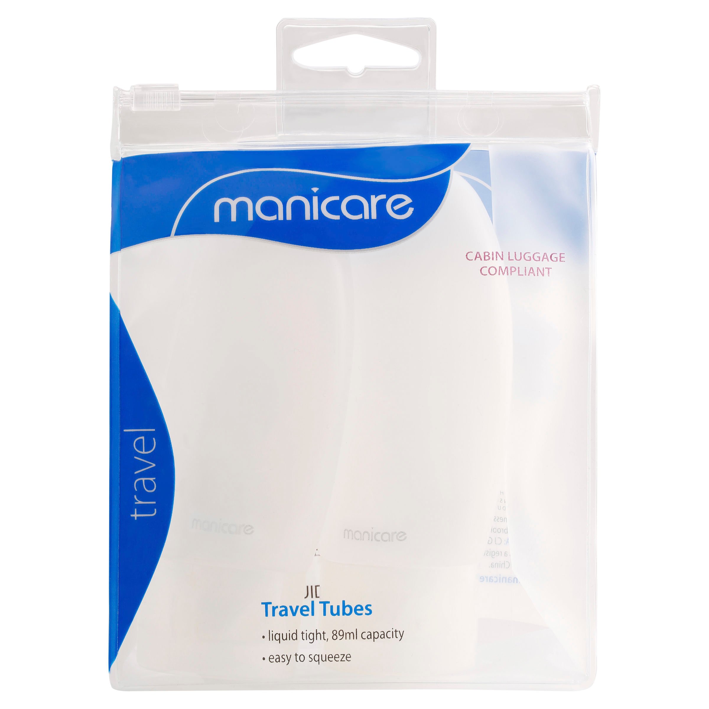 Manicare Travel Tubes 2 pack - Image 2