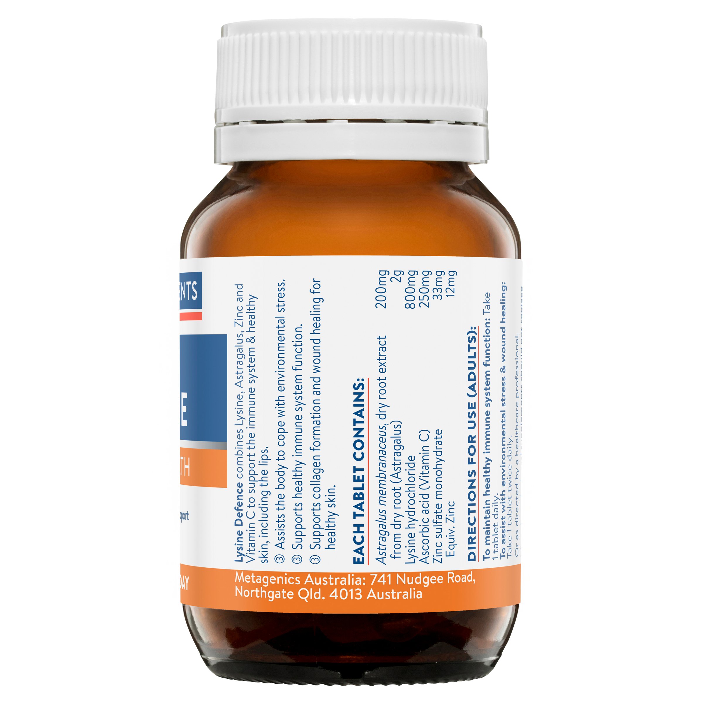 Ethical Nutrients Lysine Defence 30 tablets - Image 2