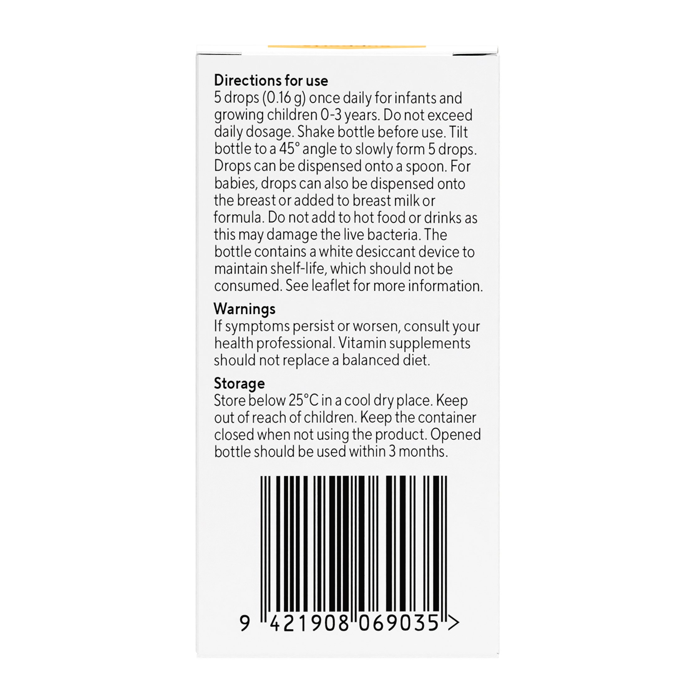 BioGaia Protectis Baby Probiotic Drops With Vitamin D 5ml - Image 2