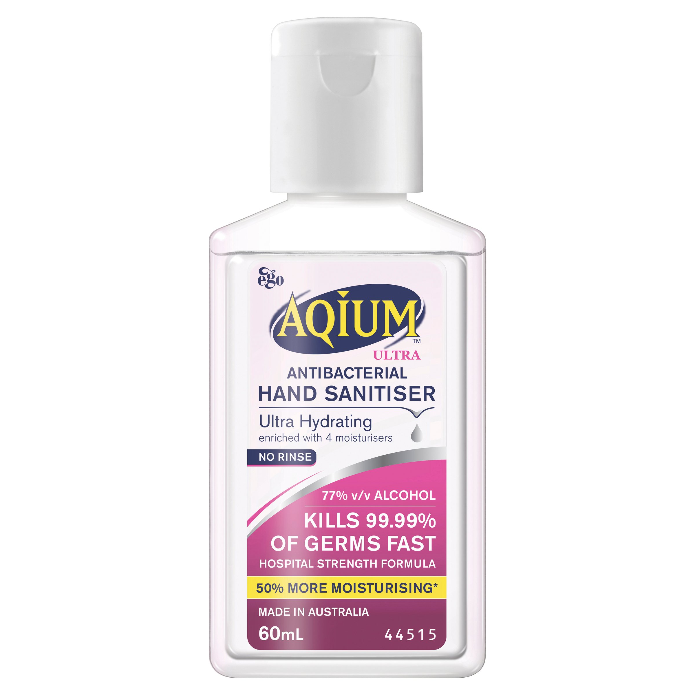 Ego Aqium Hand Sanitiser Ultra 60ml - Image 1