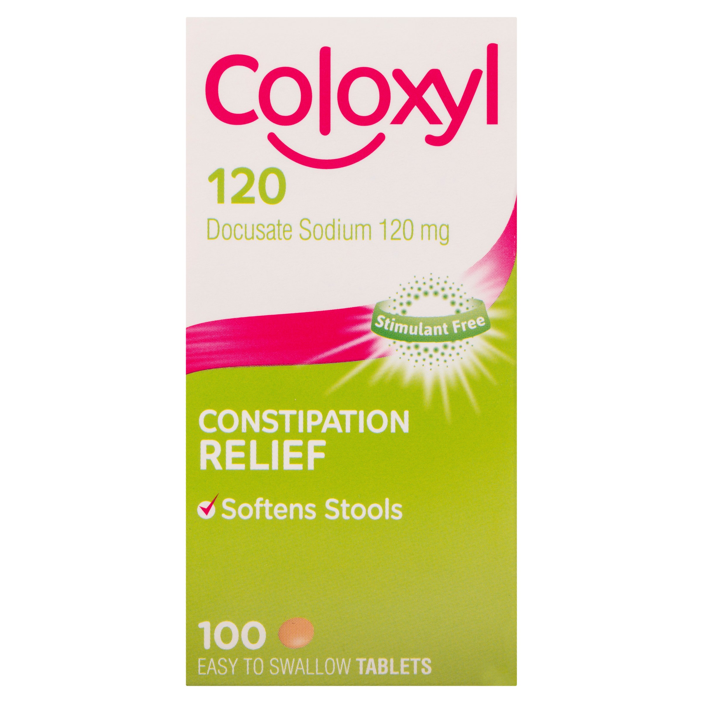 Coloxyl 120mg - 100 tablets - Image 3
