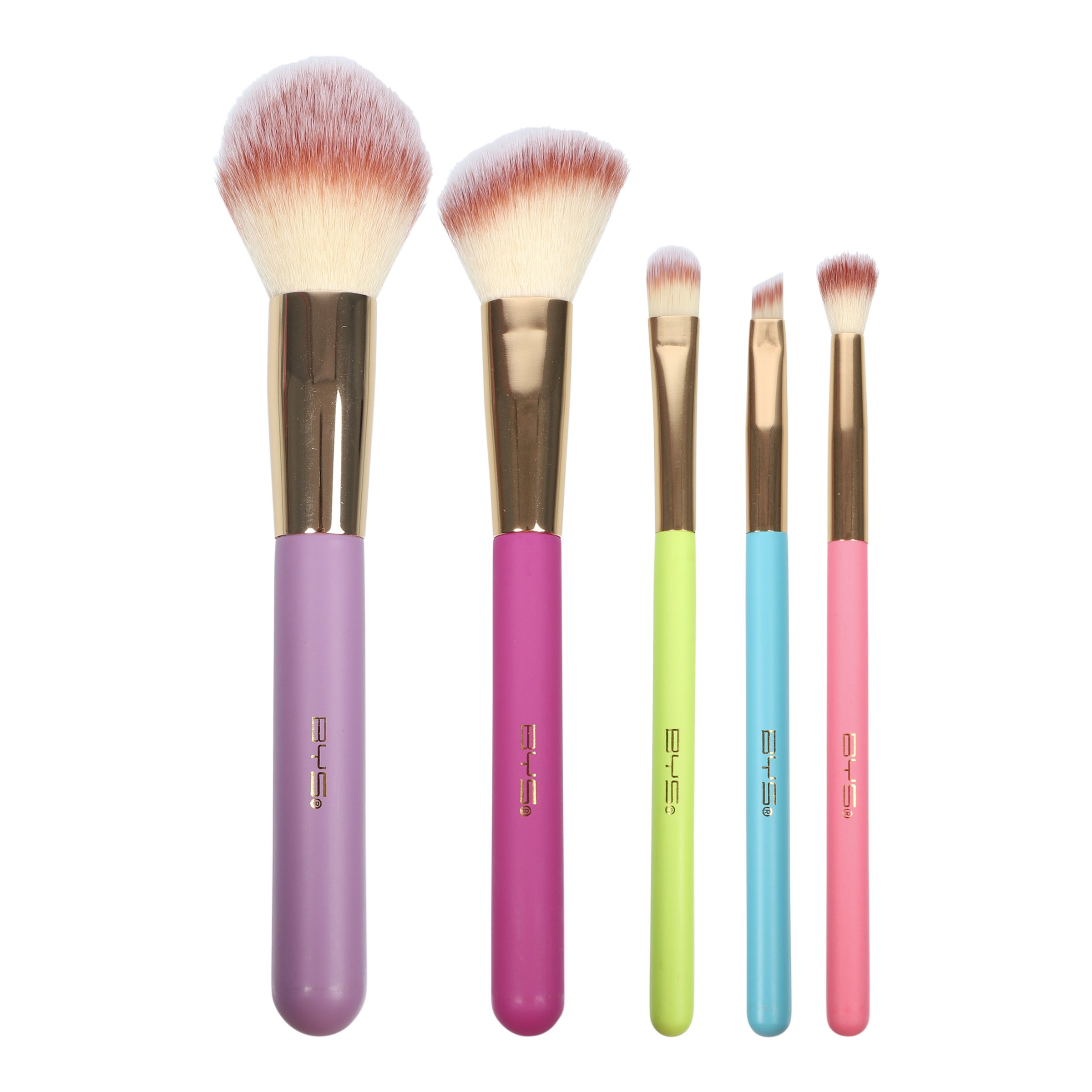 BYS Neon Cylinder Brush Kit 5 piece - Image 2